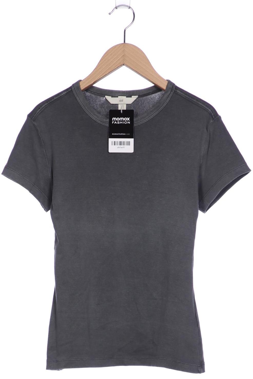 

H&M Damen T-Shirt, grau, Gr. 34
