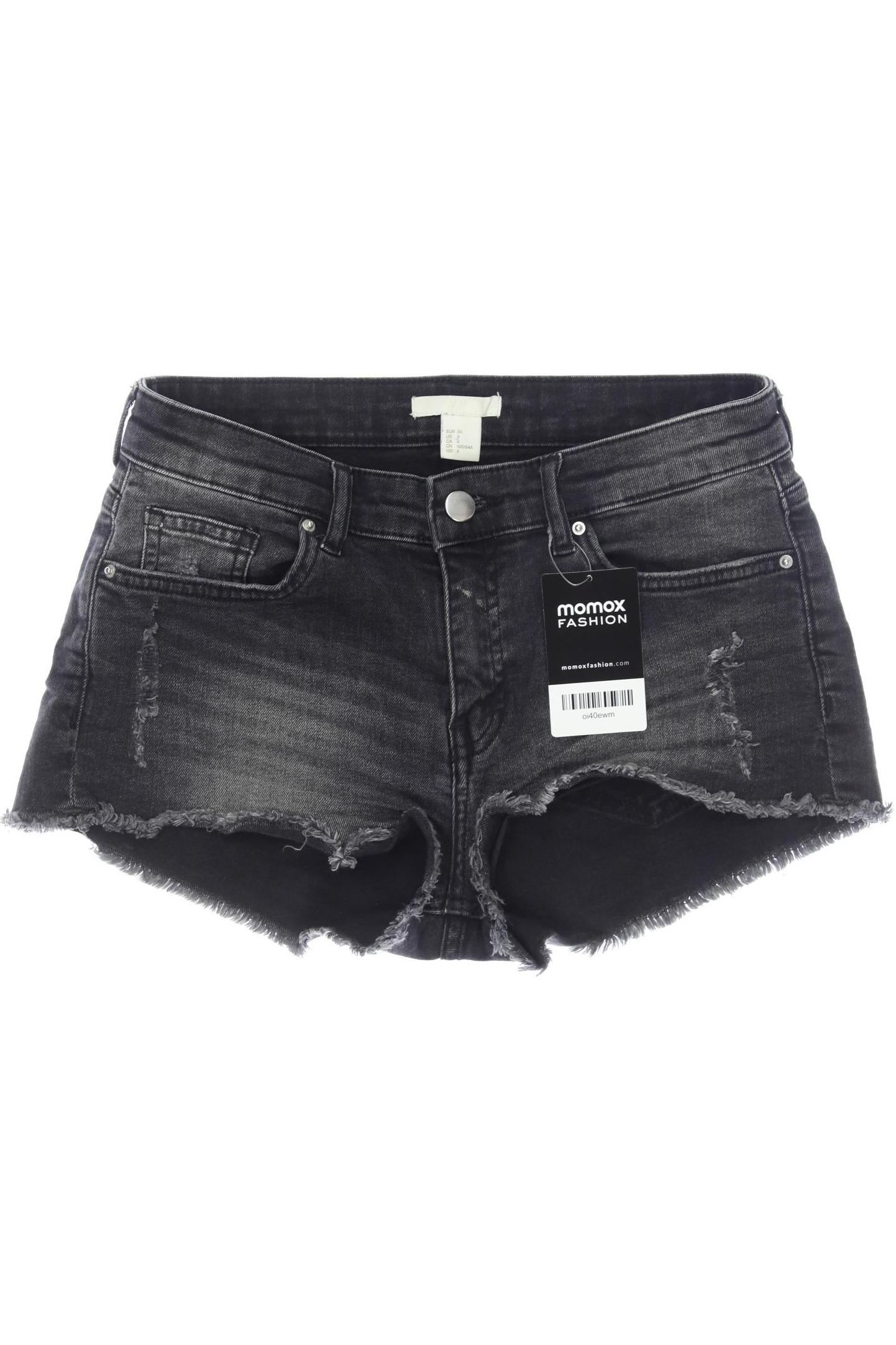 

H&M Damen Shorts, schwarz, Gr. 34