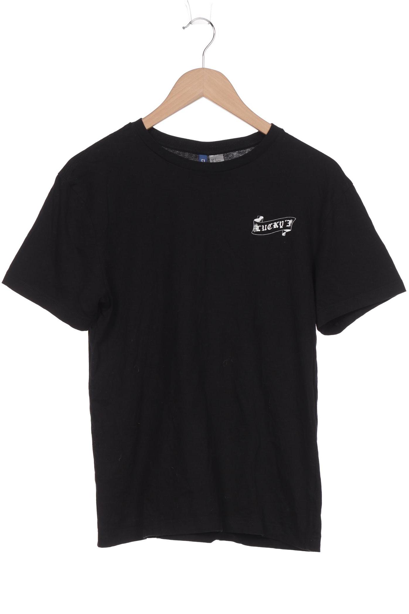 

H&M Damen T-Shirt, schwarz