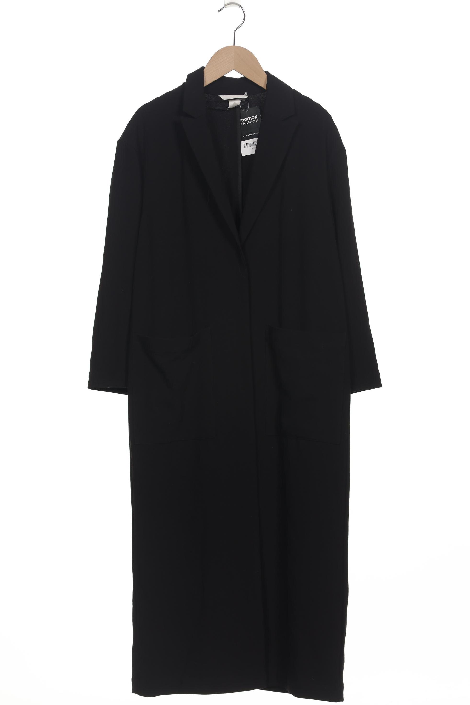

H&M Damen Mantel, schwarz, Gr. 34