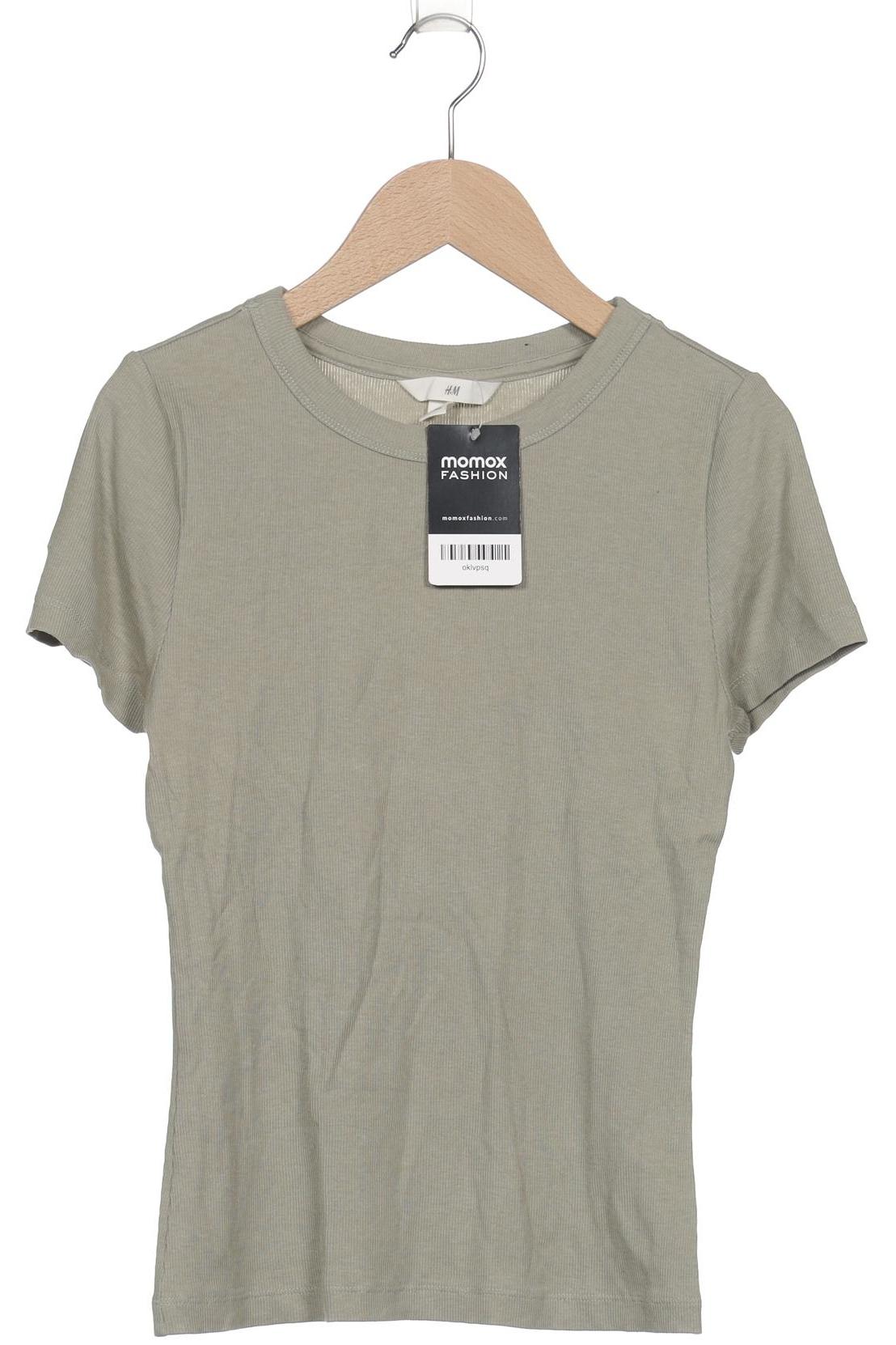 

H&M Damen T-Shirt, grün, Gr. 36