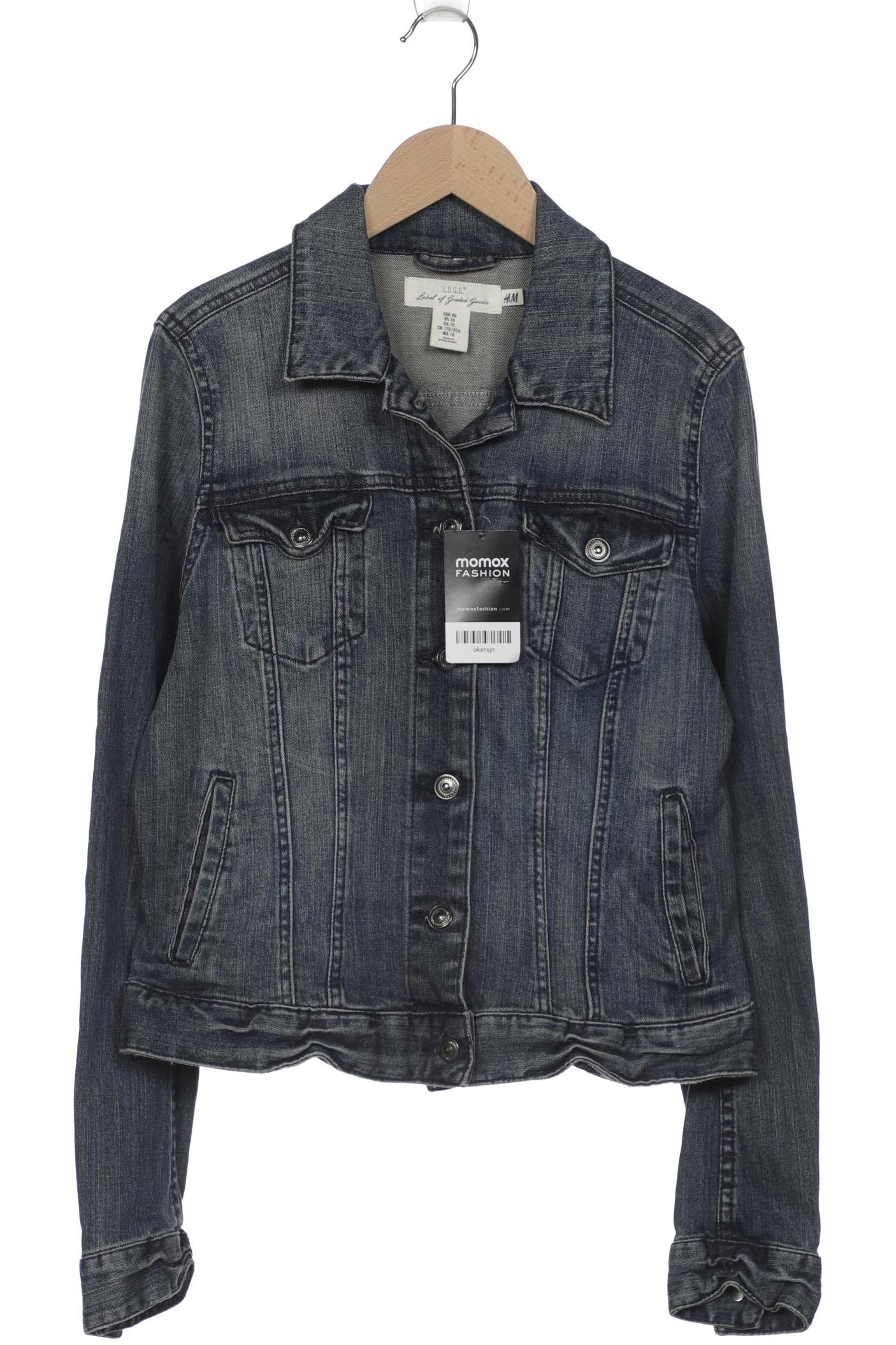 

H&M Damen Jacke, marineblau, Gr. 40
