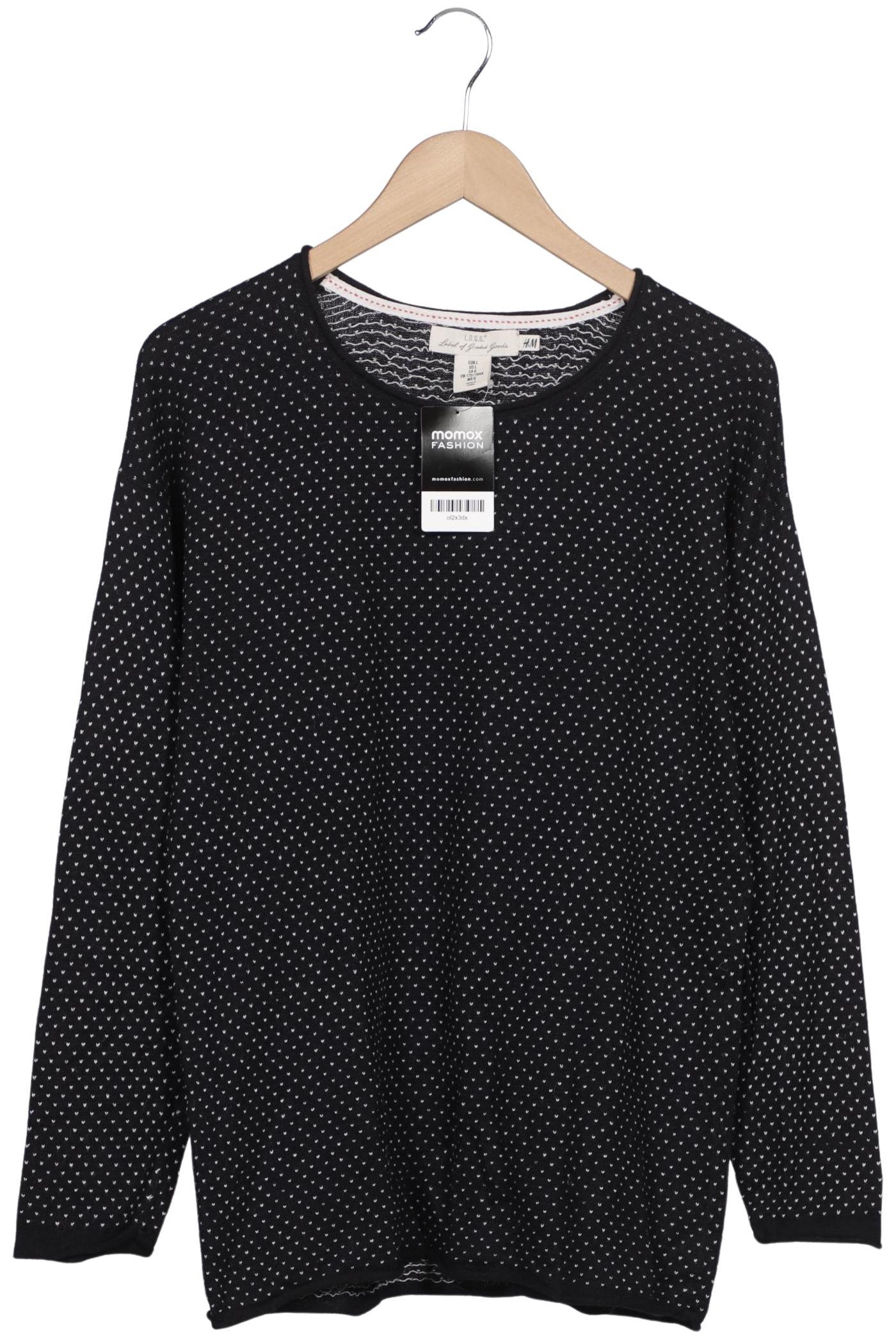 

H&M Damen Pullover, marineblau, Gr. 42