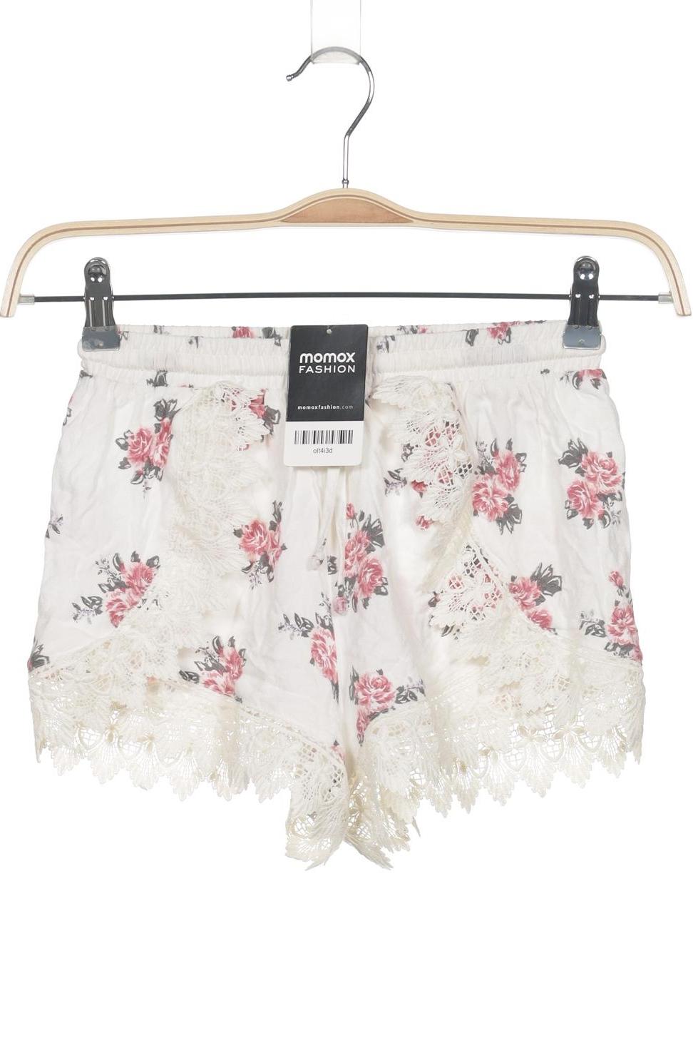 

H&M Damen Shorts, cremeweiß, Gr. 36