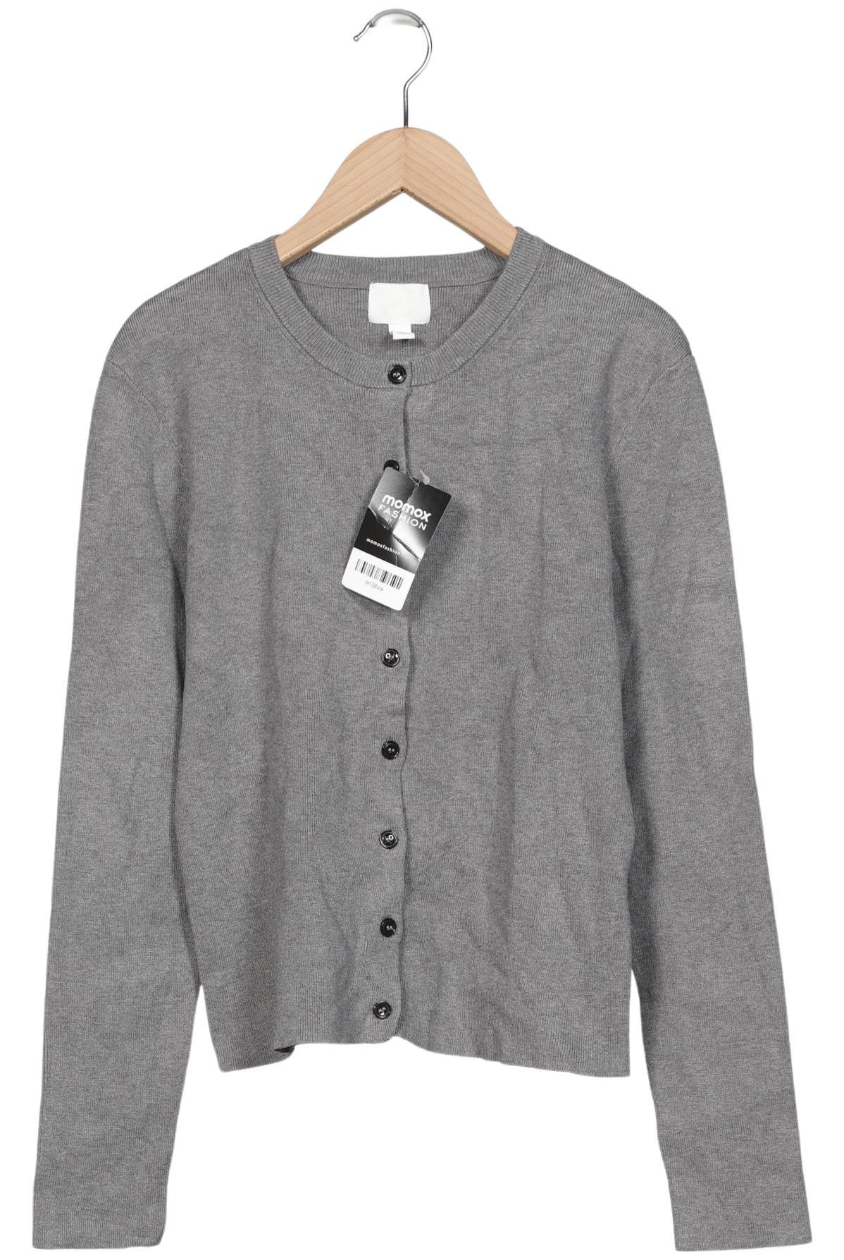 

H&M Damen Strickjacke, grau, Gr. 38