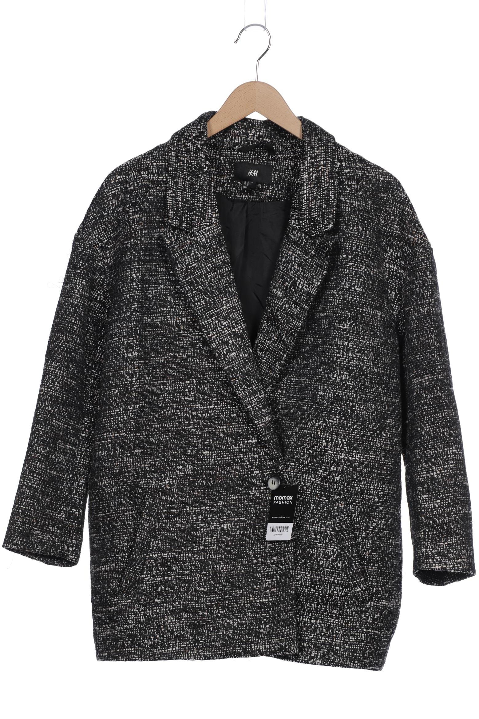 

H&M Damen Mantel, schwarz
