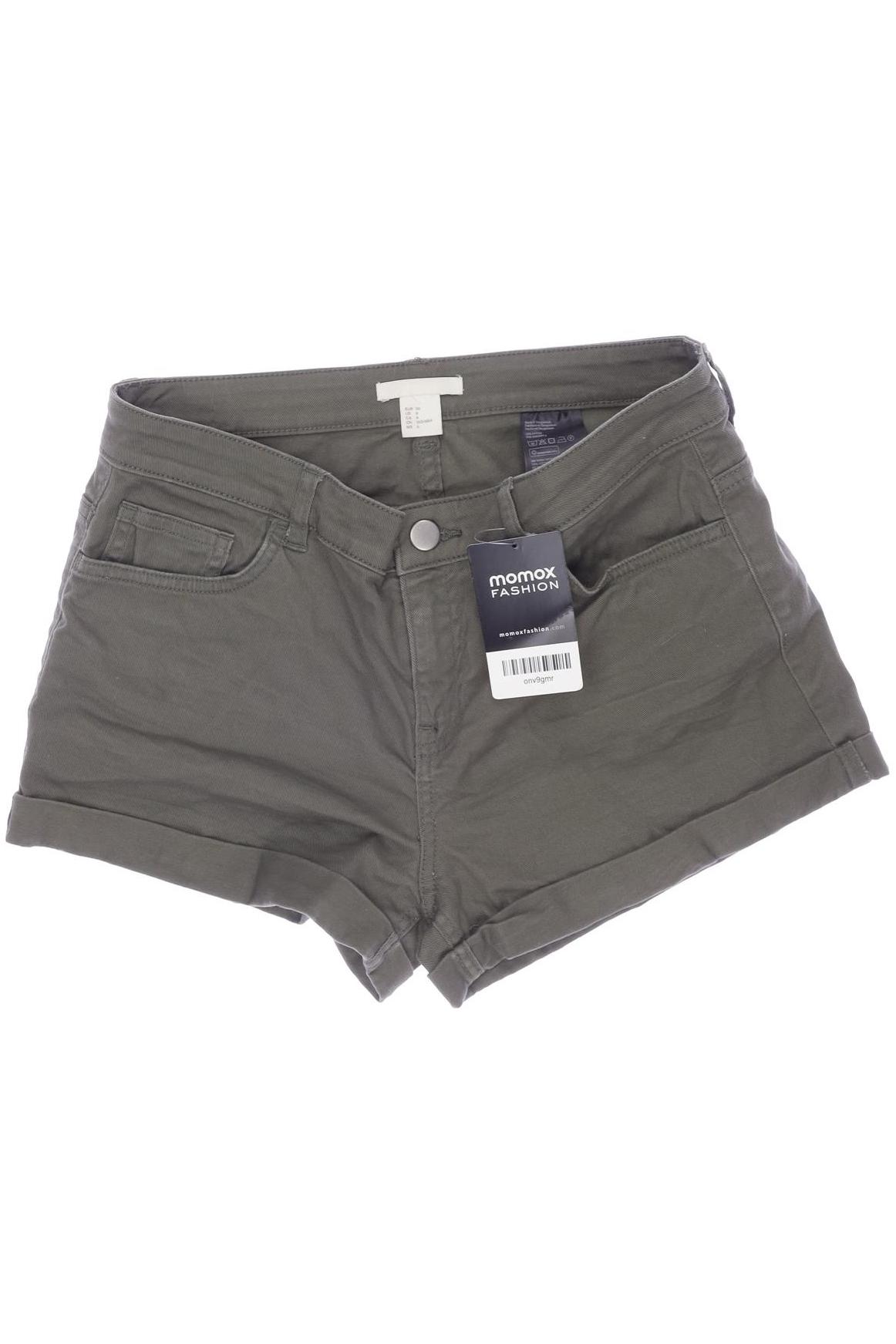 

H&M Damen Shorts, grün, Gr. 36
