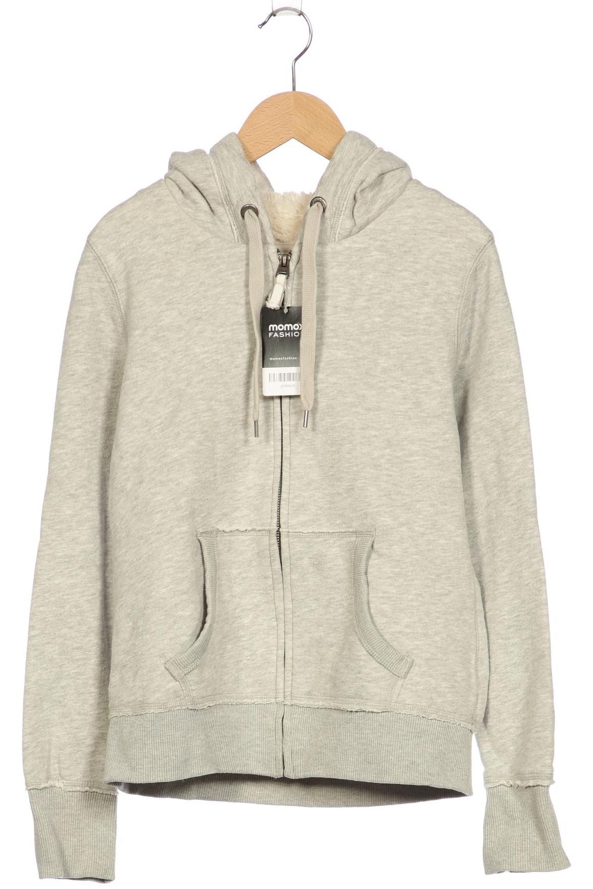 

H&M Damen Kapuzenpullover, grau, Gr. 38