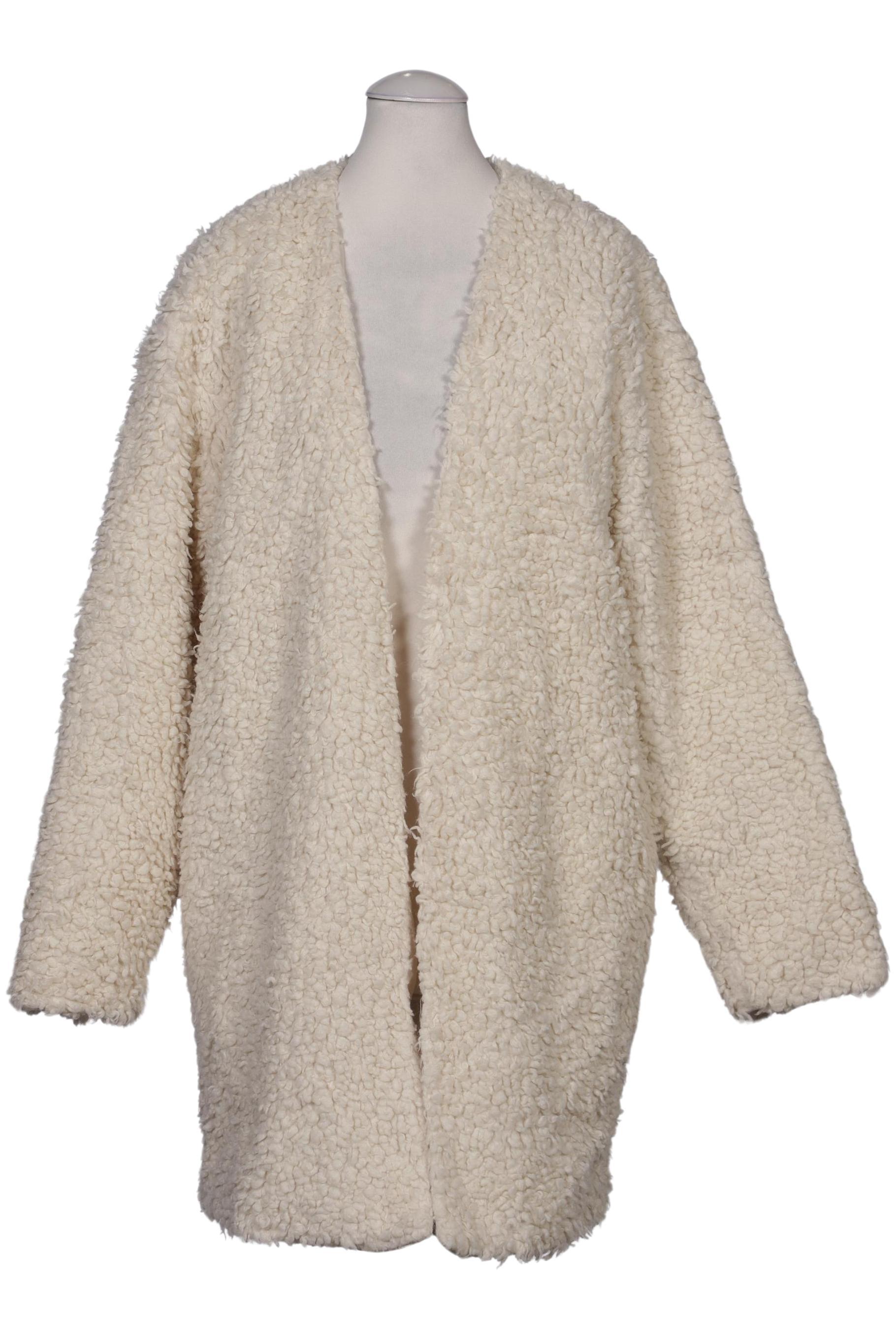 

H&M Damen Mantel, cremeweiß, Gr. 36