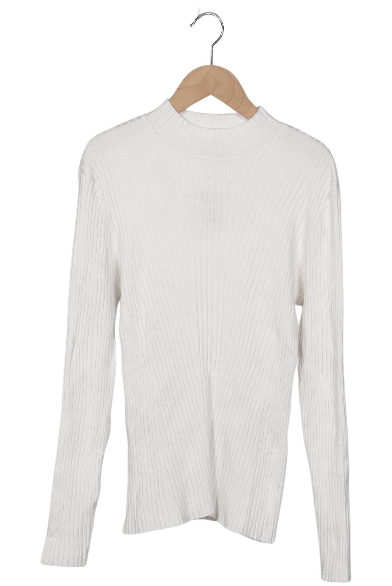 

H&M Damen Pullover, weiß, Gr. 42