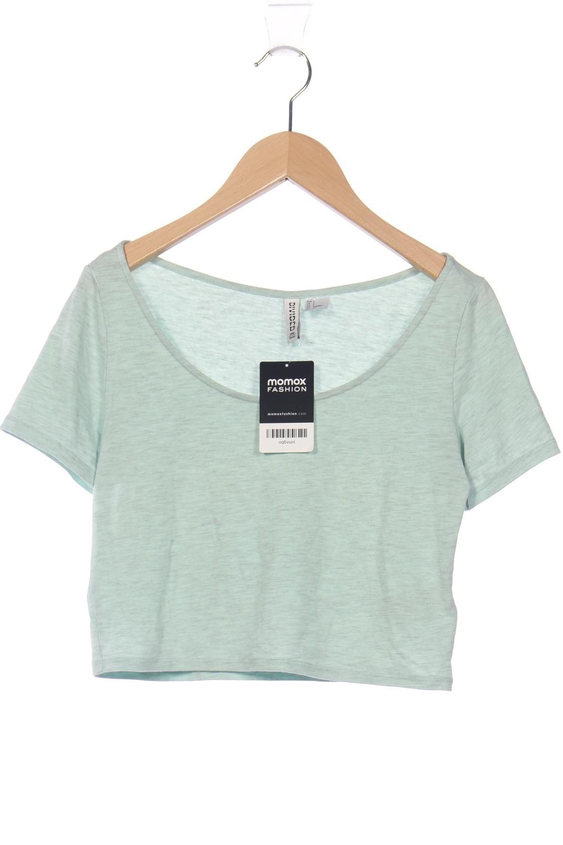 

H&M Damen T-Shirt, hellgrün, Gr. 36