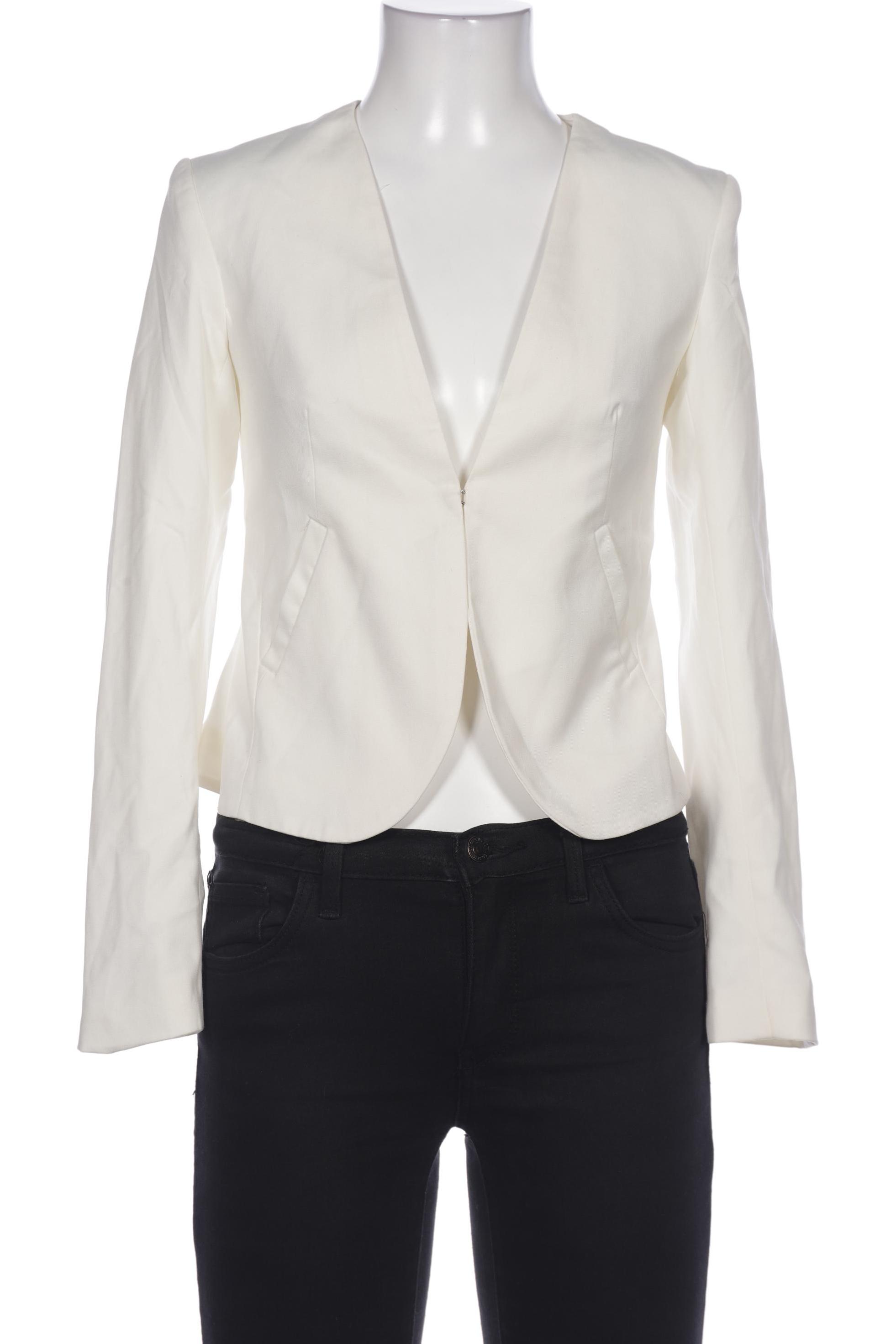 

H&M Damen Blazer, cremeweiß, Gr. 34