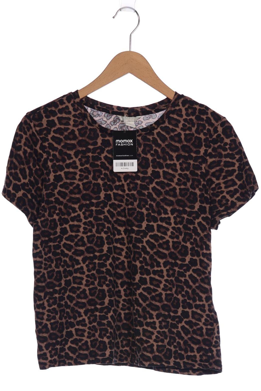 

H&M Damen T-Shirt, braun, Gr. 38