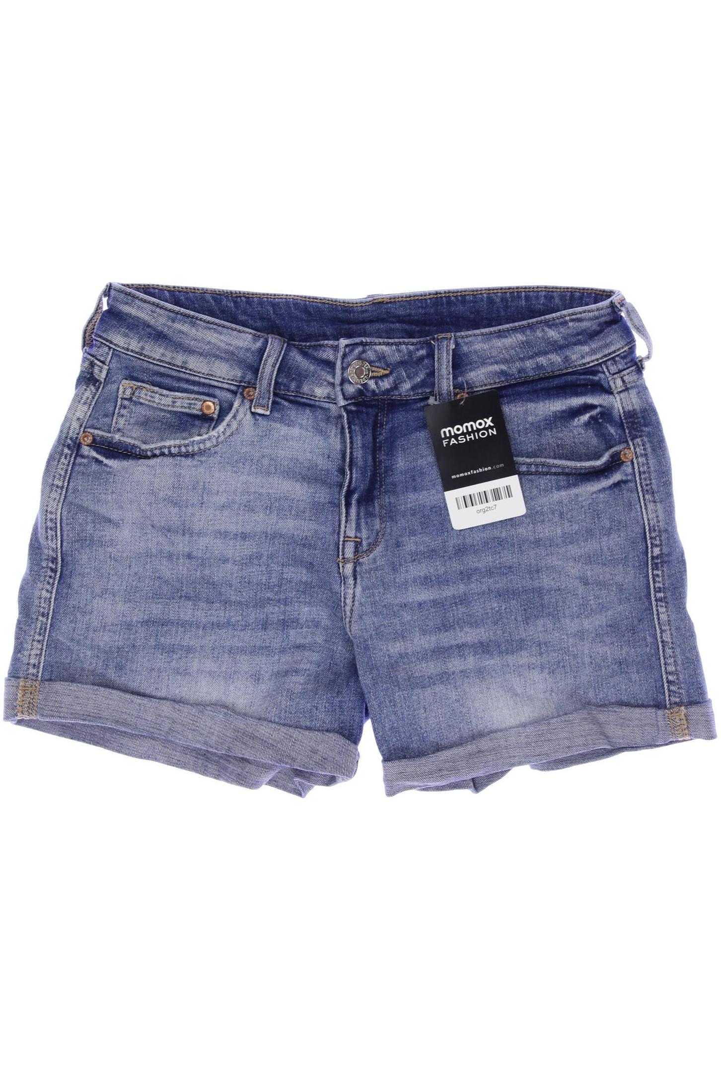

H&M Damen Shorts, blau, Gr. 36