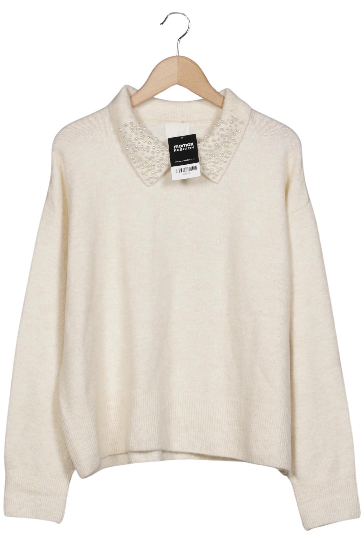 

H&M Damen Pullover, cremeweiß, Gr. 44