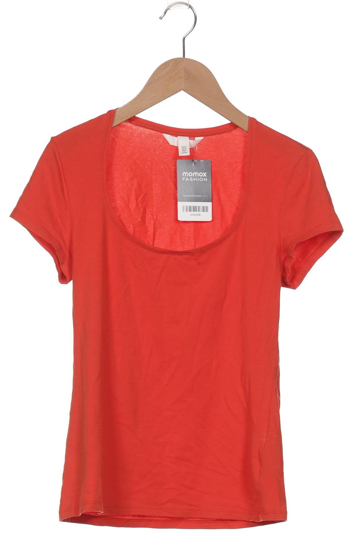 

H&M Damen T-Shirt, rot, Gr. 38