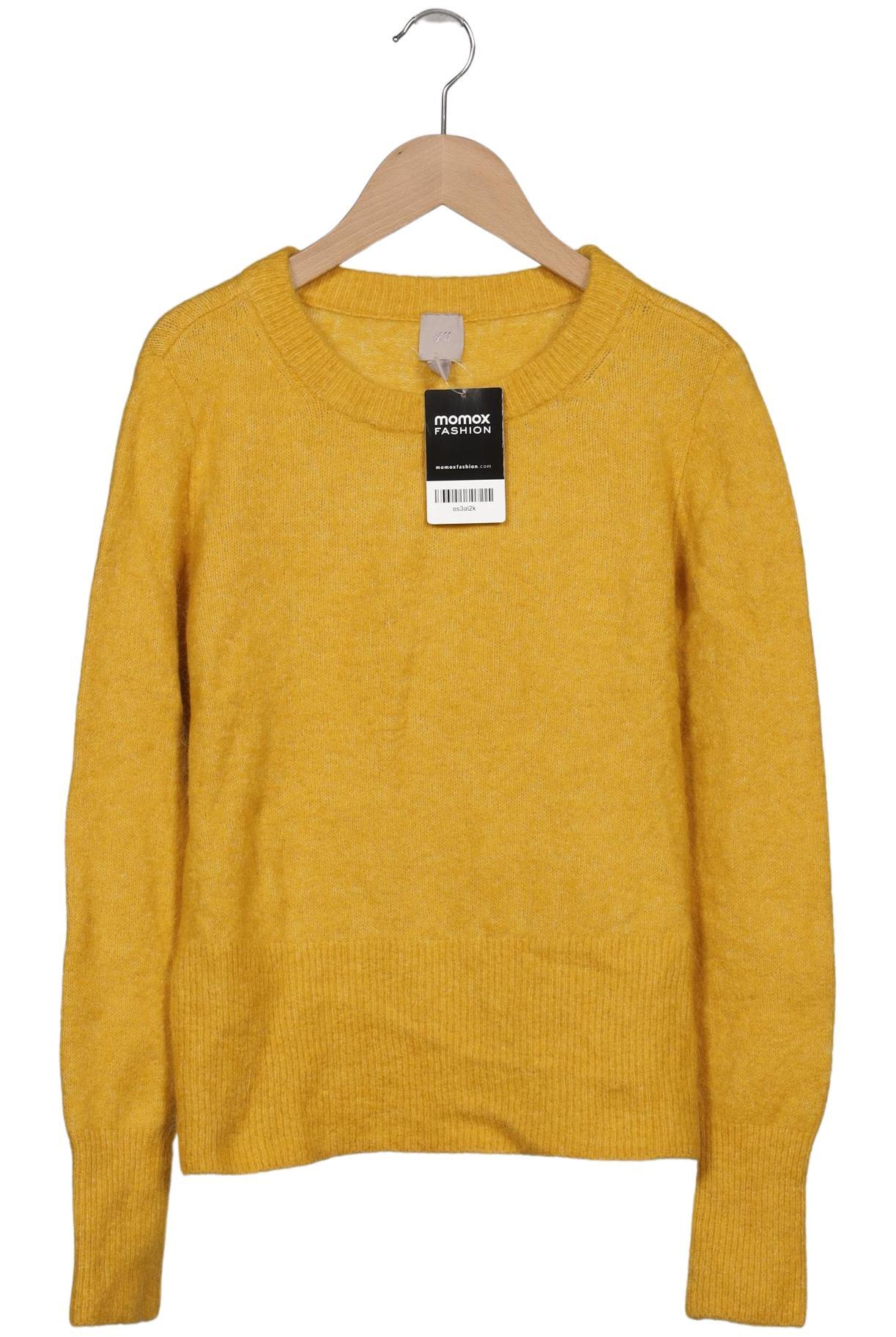 

H&M Damen Pullover, gelb, Gr. 36