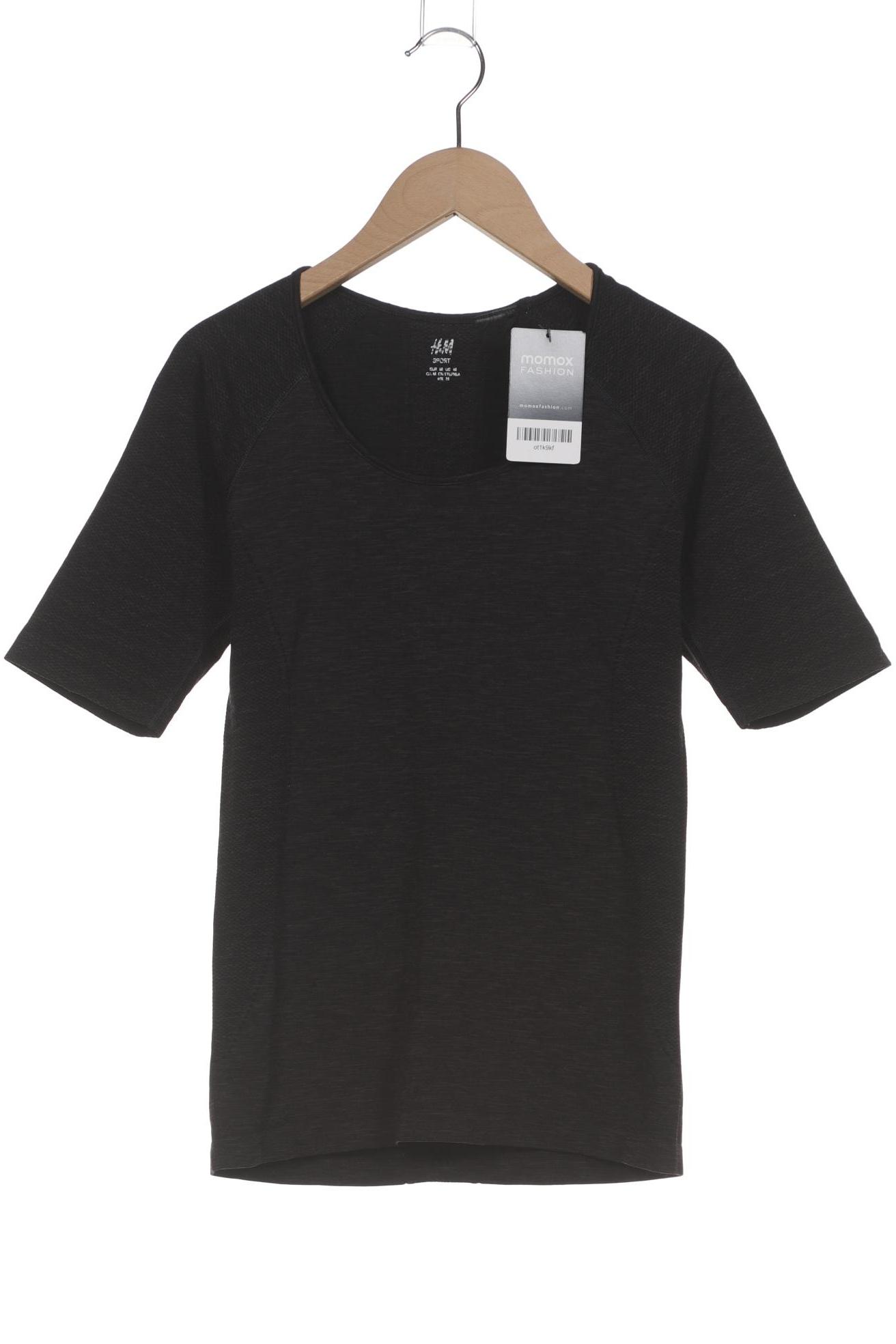 

H&M Damen T-Shirt, schwarz, Gr. 38