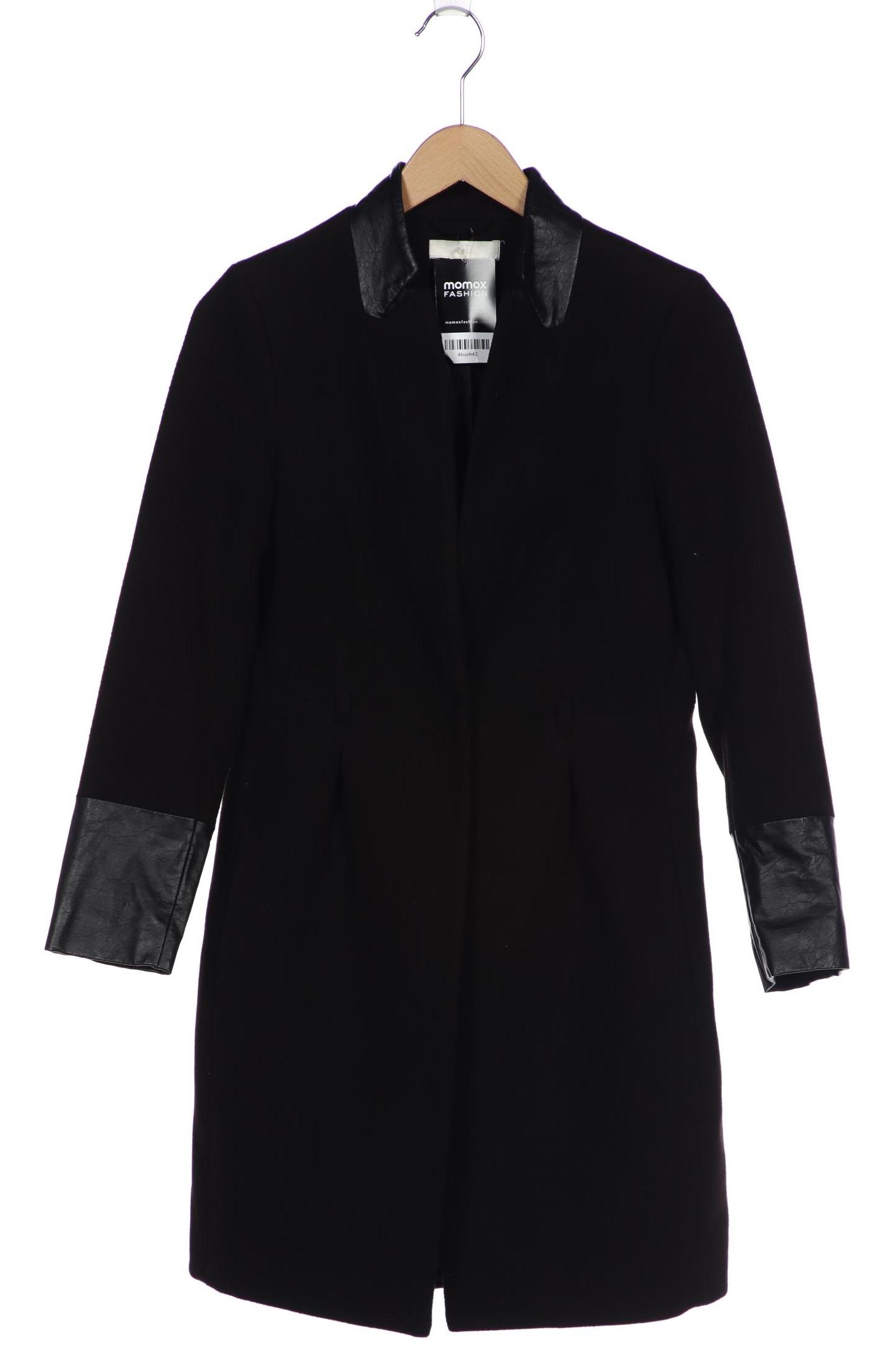 

H&M Damen Mantel, schwarz, Gr. 36