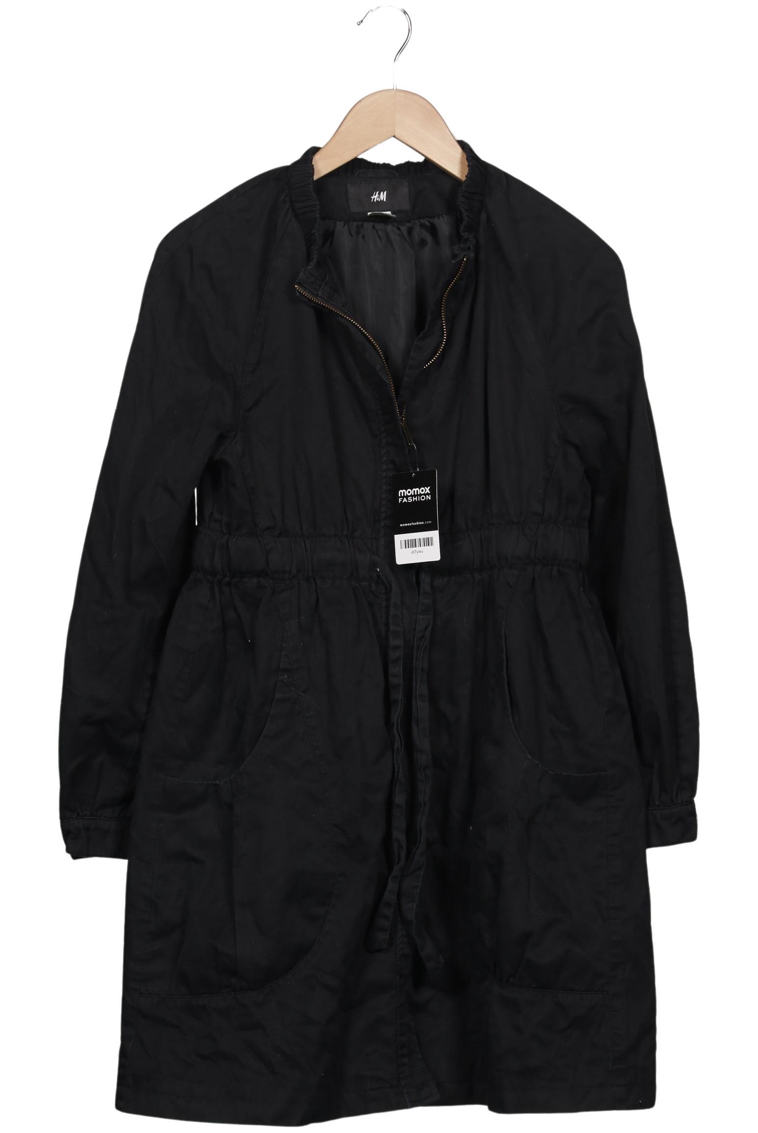 

H&M Damen Mantel, schwarz, Gr. 36