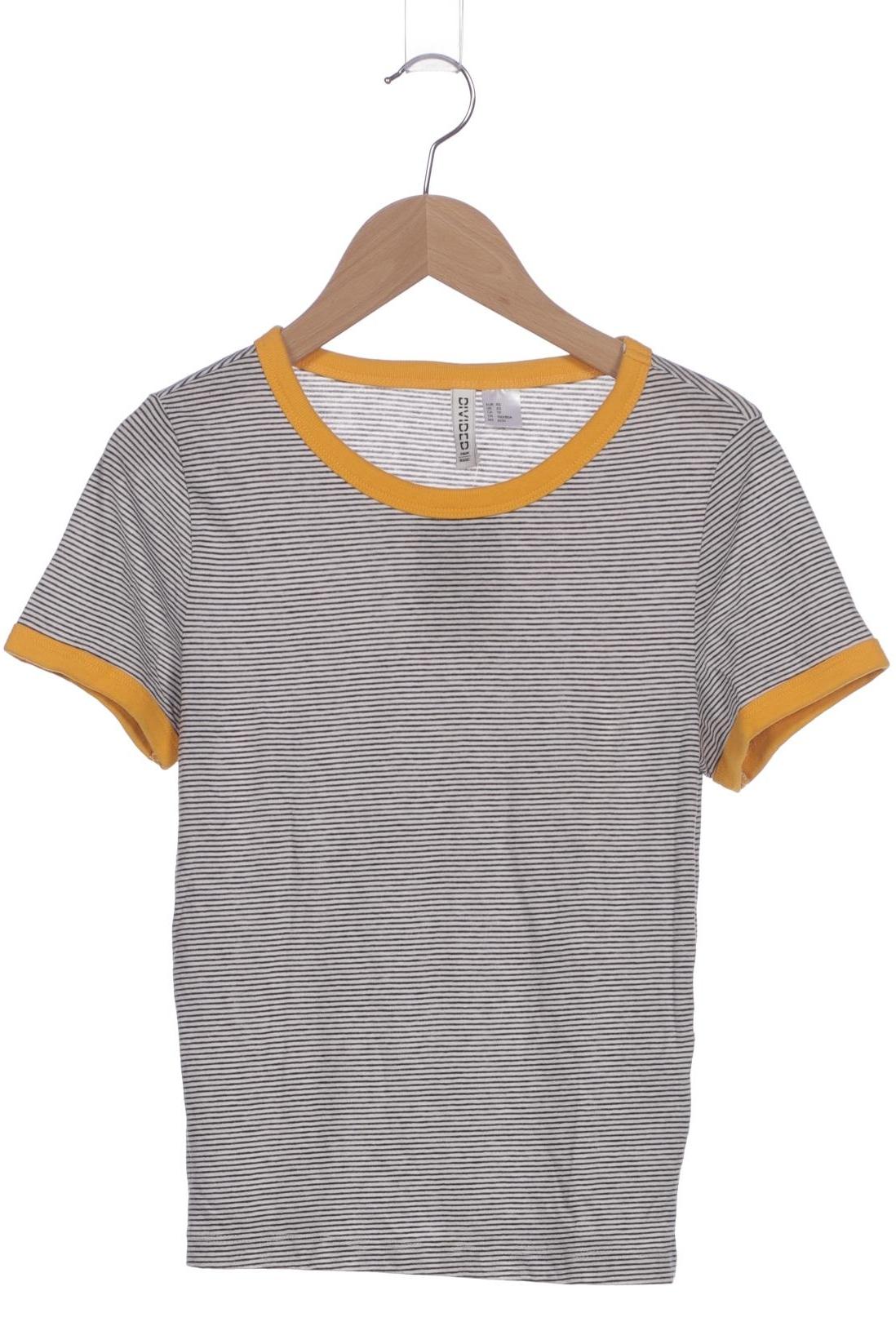 

H&M Damen T-Shirt, grau, Gr. 34