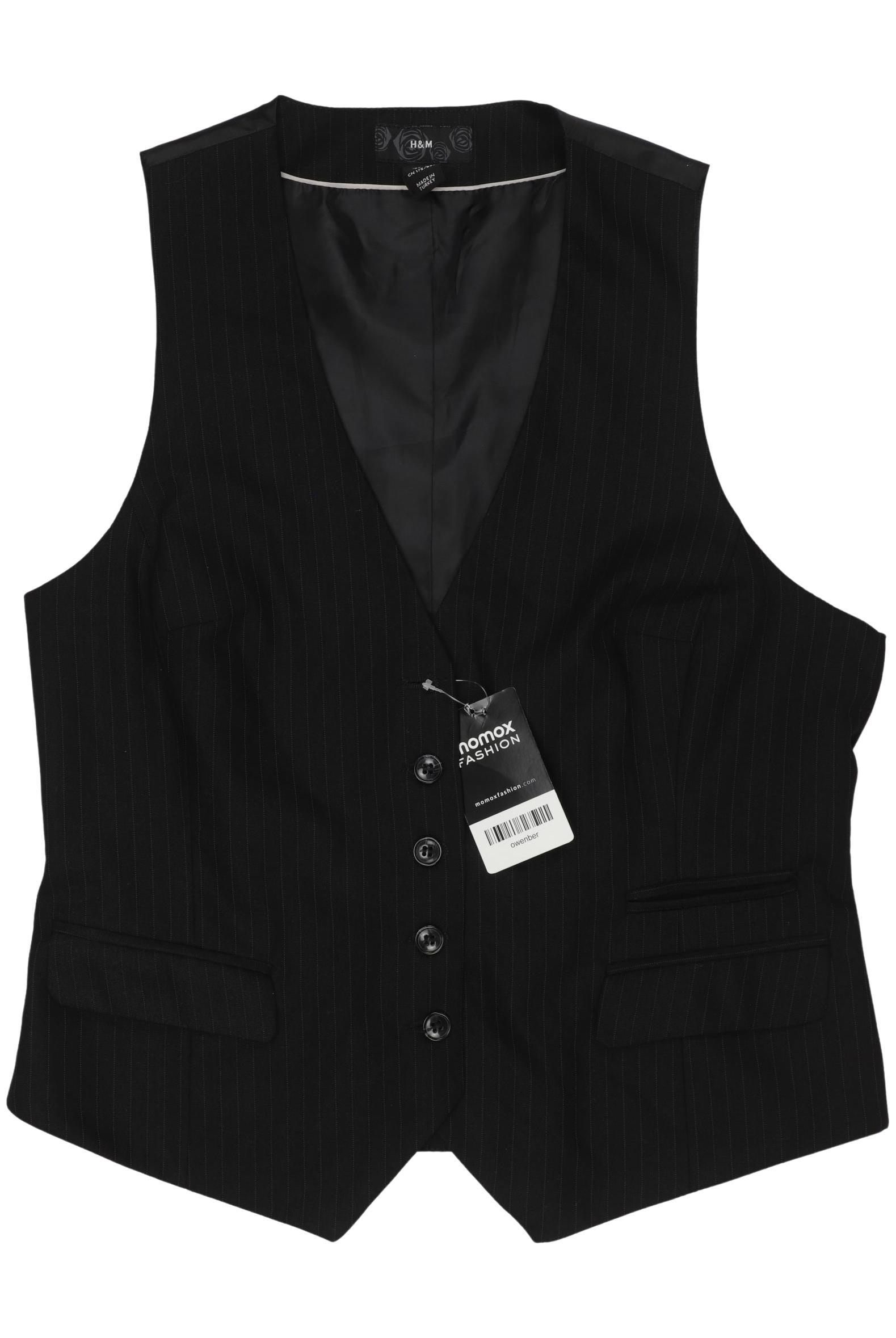 

H&M Damen Weste, schwarz, Gr. 42