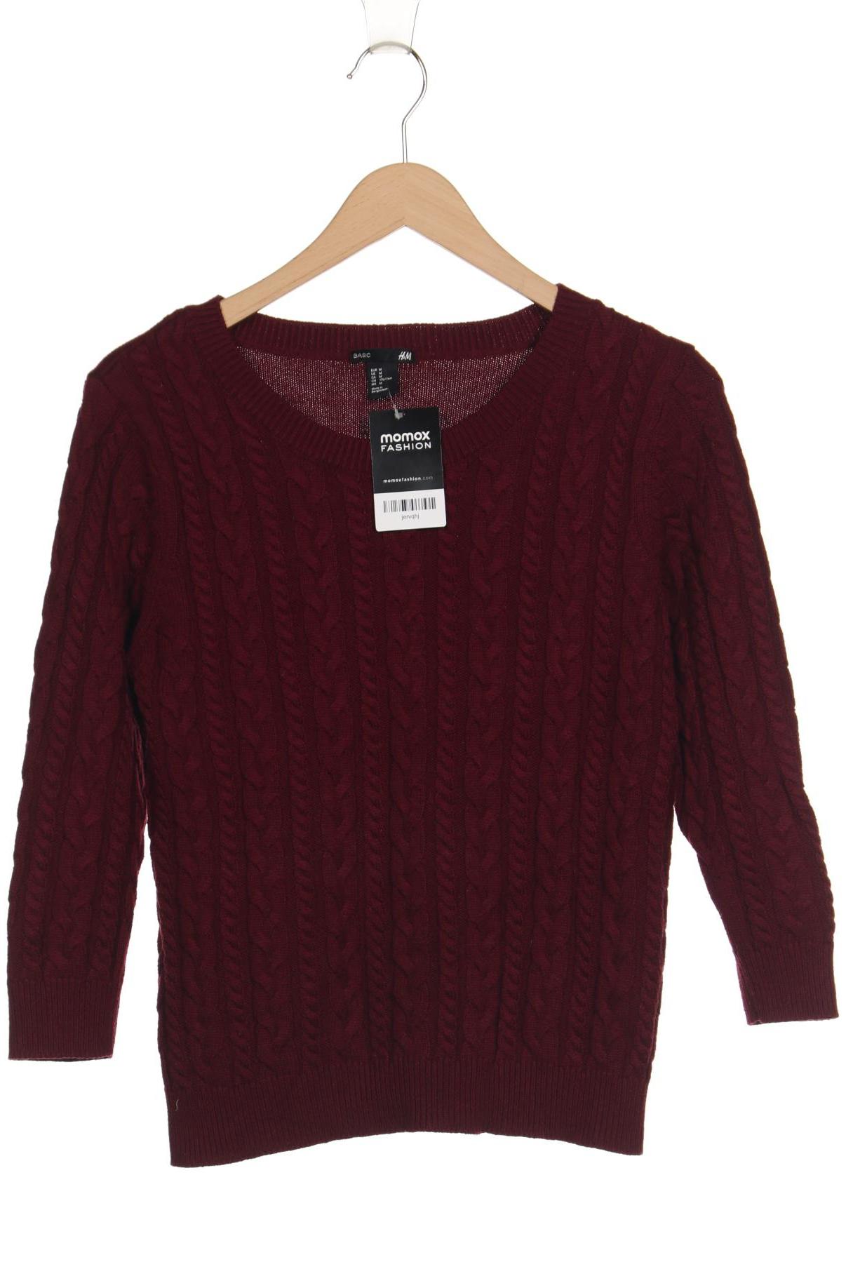 

H&M Damen Pullover, bordeaux, Gr. 38