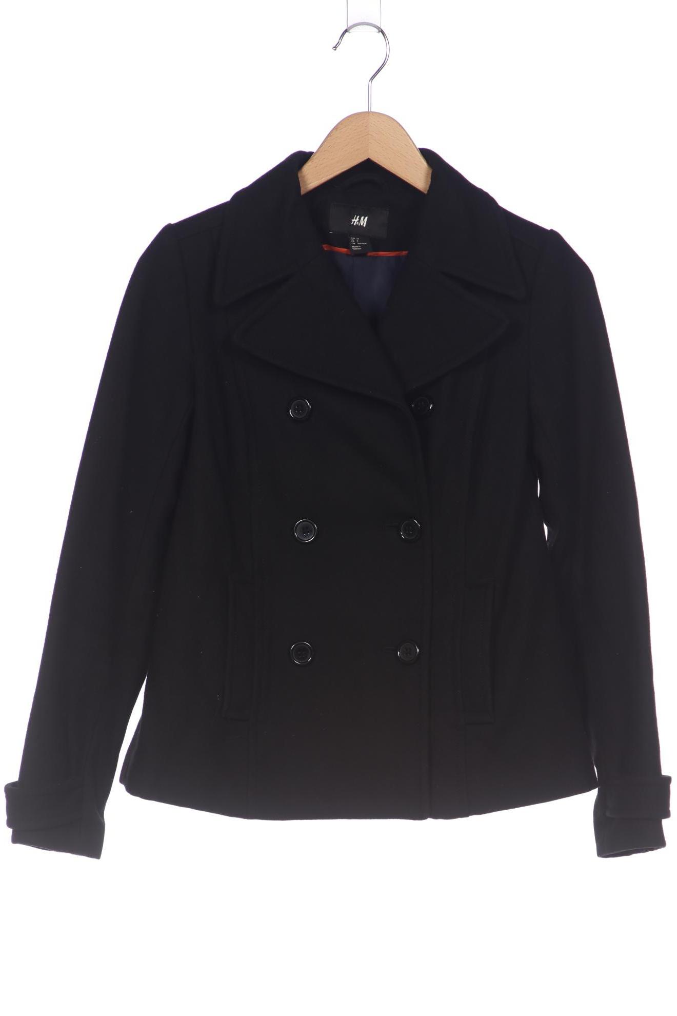 

H&M Damen Jacke, schwarz, Gr. 34