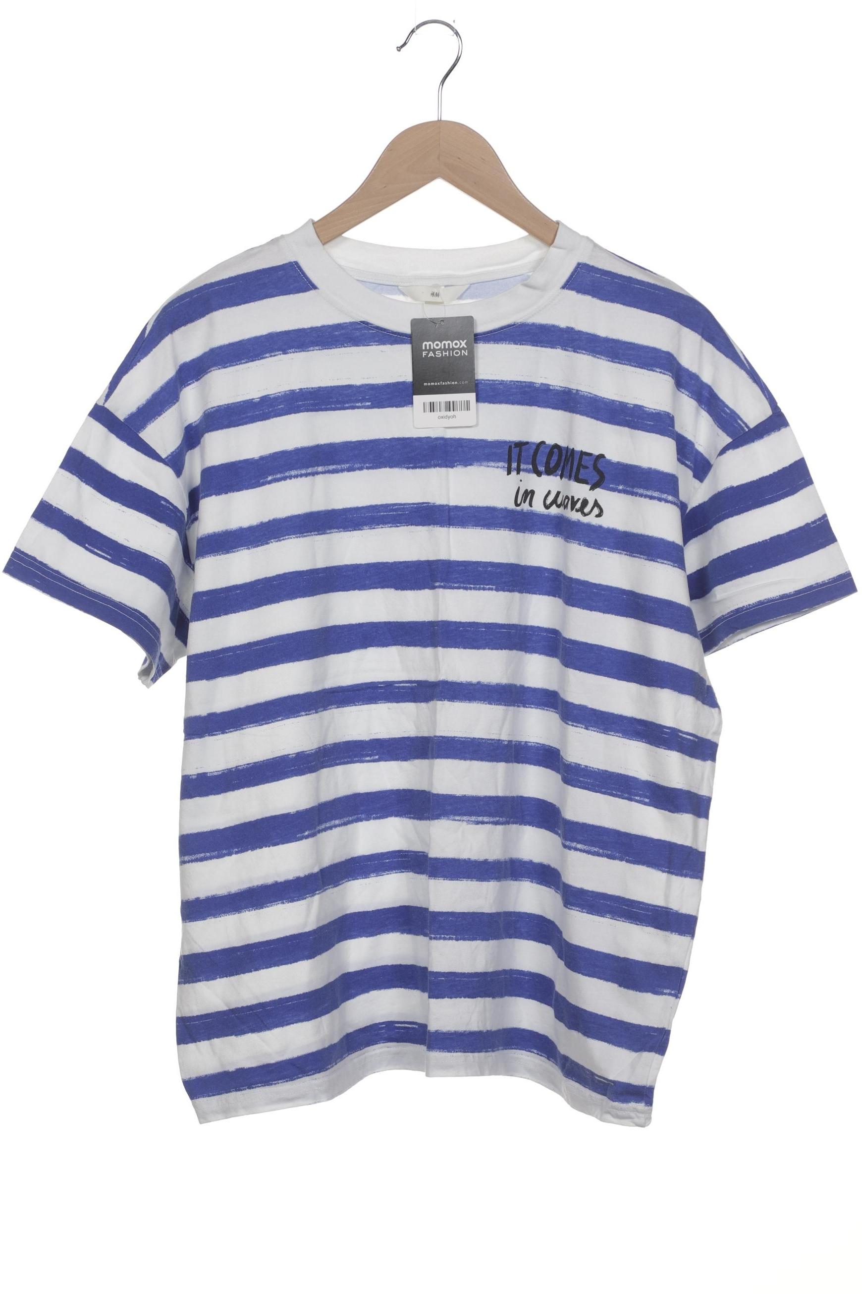 

H&M Damen T-Shirt, blau, Gr. 42