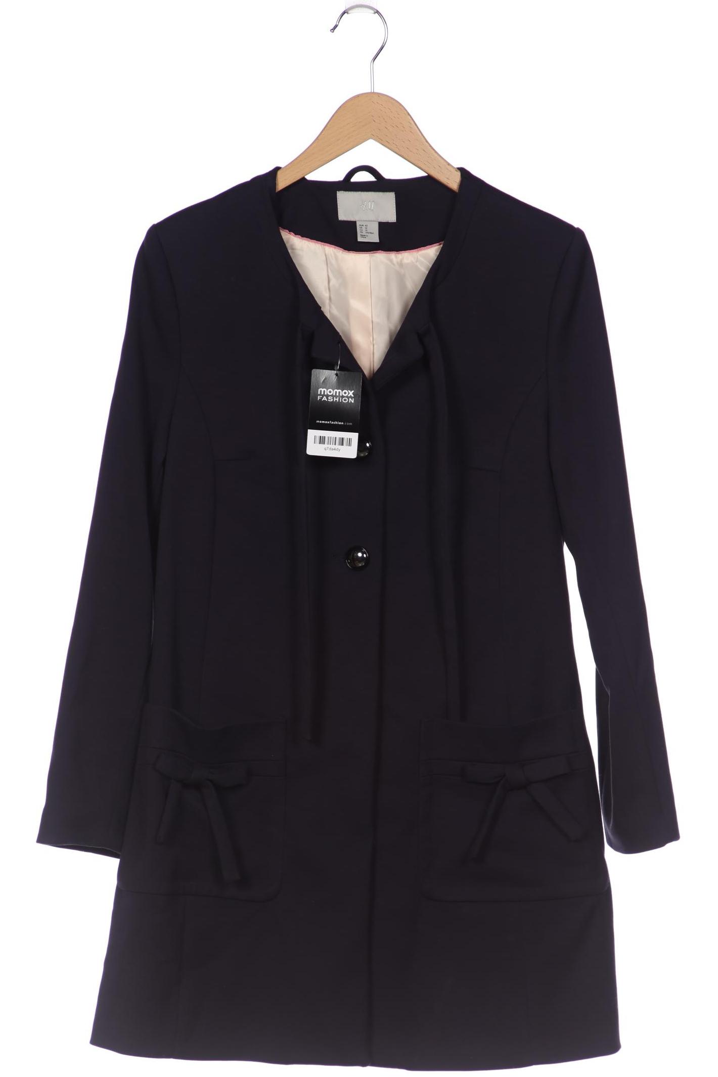 

H&M Damen Mantel, marineblau, Gr. 42