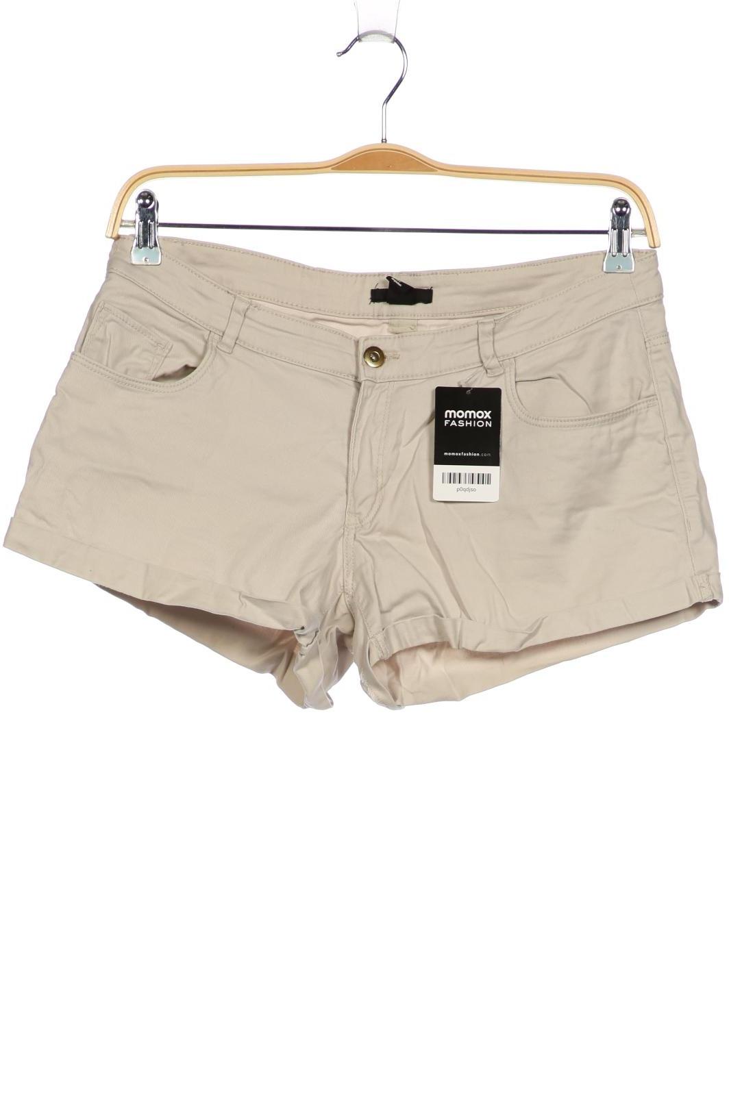 

H&M Damen Shorts, cremeweiß, Gr. 40