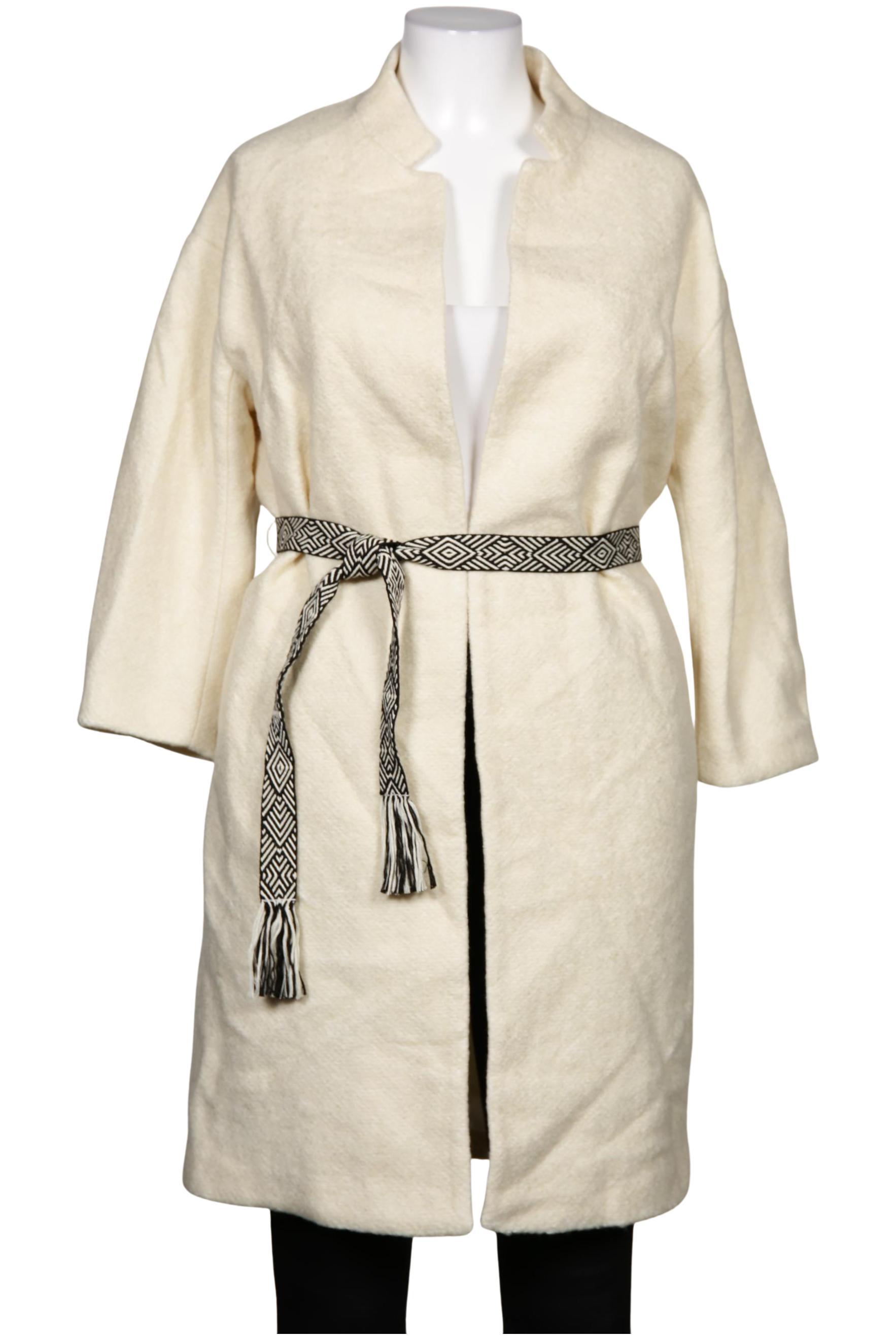 

H&M Damen Mantel, cremeweiß, Gr. 36