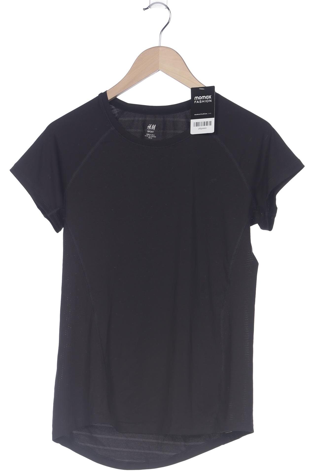 

H&M Damen T-Shirt, schwarz, Gr. 38