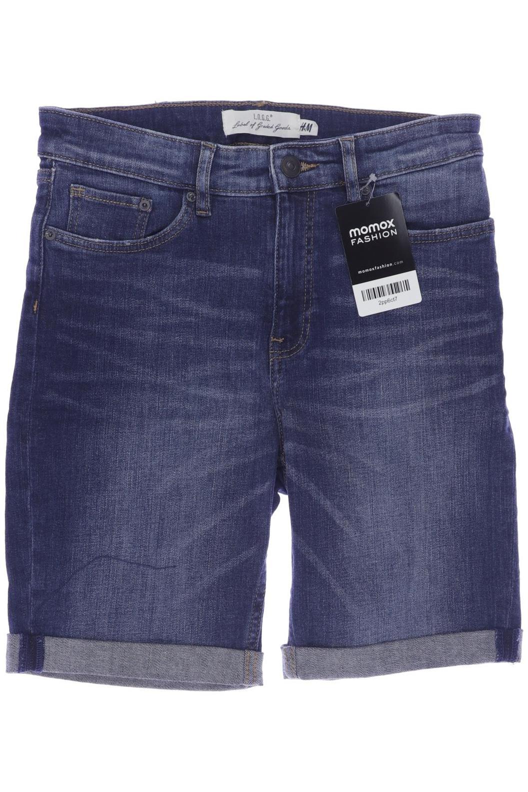 

H&M Damen Shorts, blau, Gr. 36