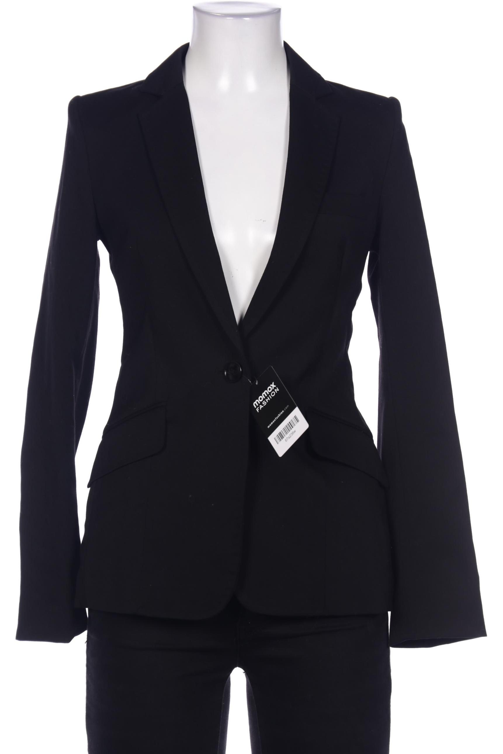 

H&M Damen Blazer, schwarz, Gr. 34