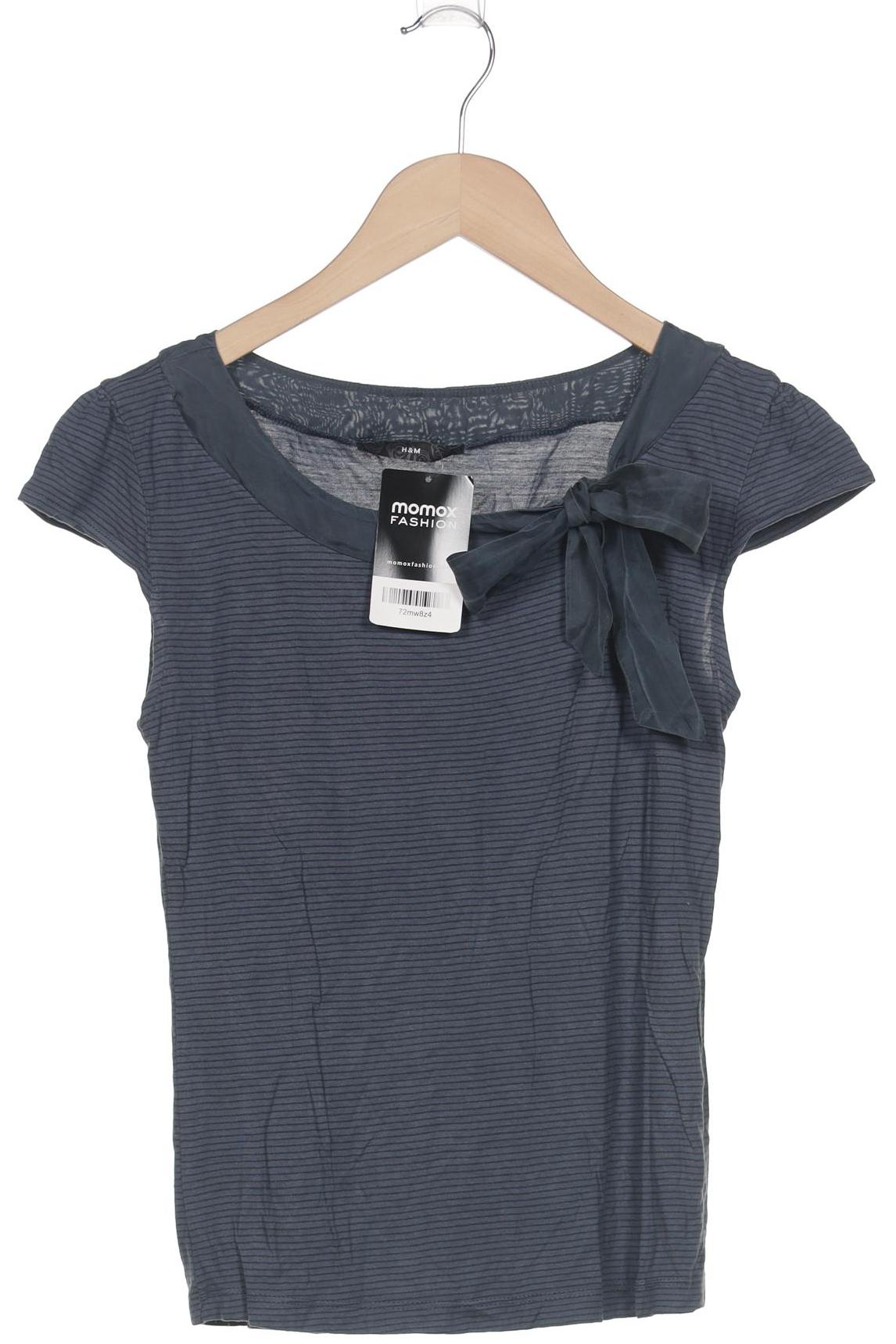 

H&M Damen T-Shirt, blau, Gr. 30