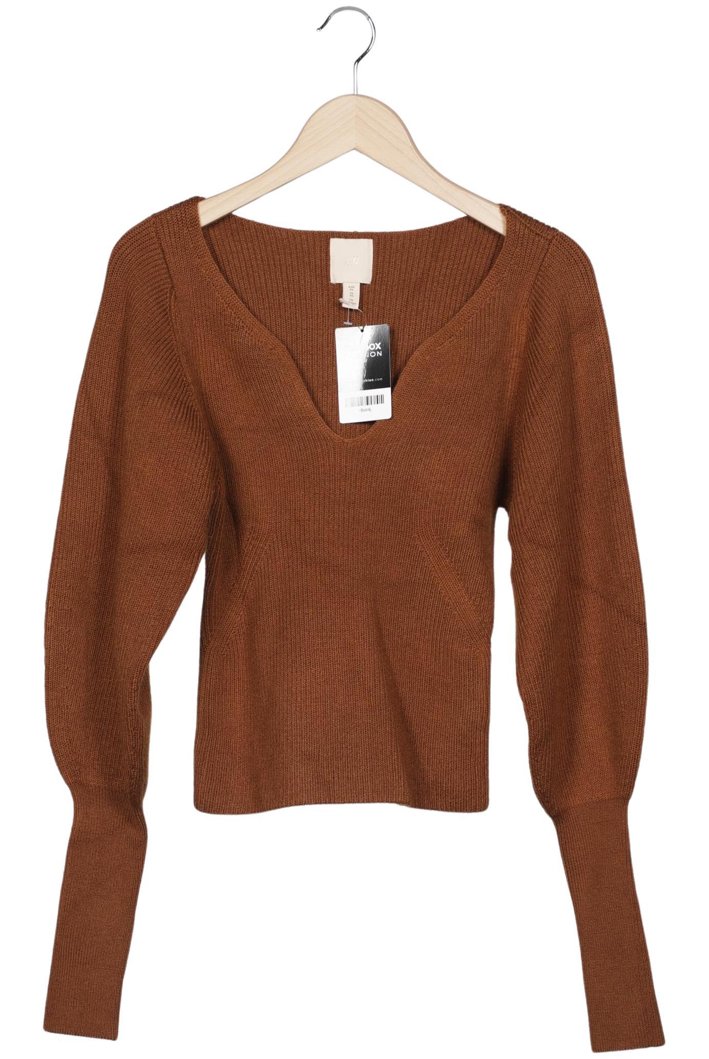 

H&M Damen Pullover, braun, Gr. 34