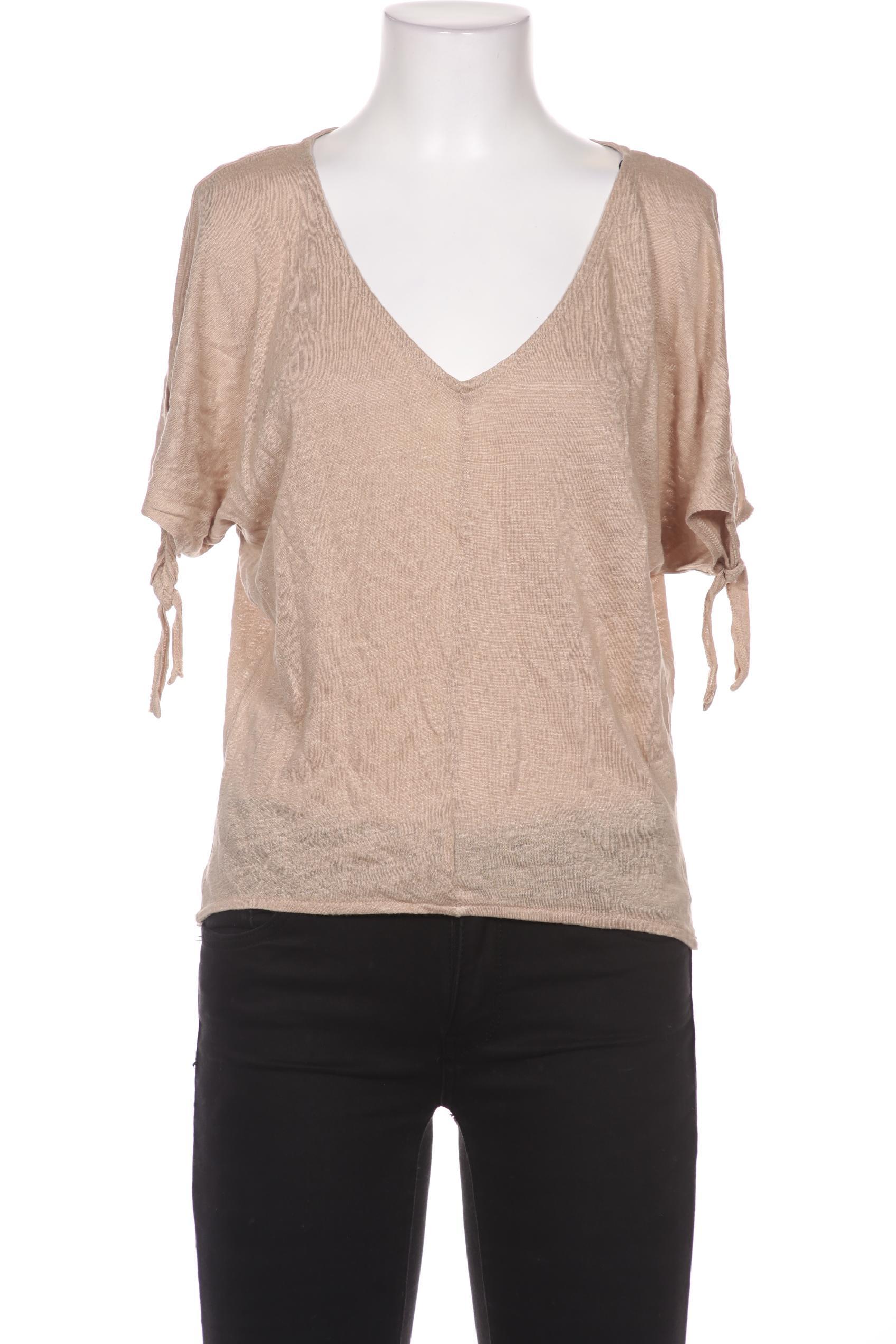 

H&M Damen T-Shirt, beige, Gr. 34