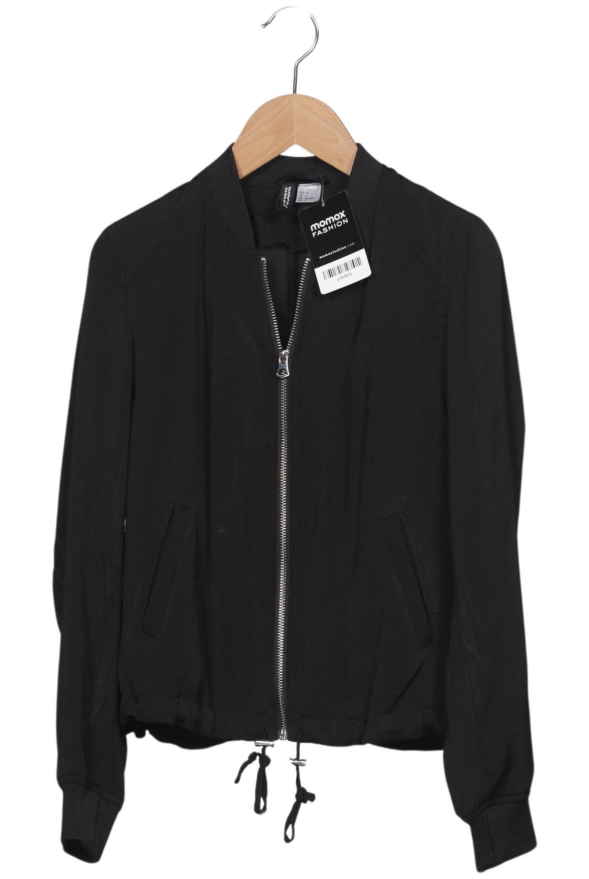 

H&M Damen Jacke, schwarz, Gr. 34