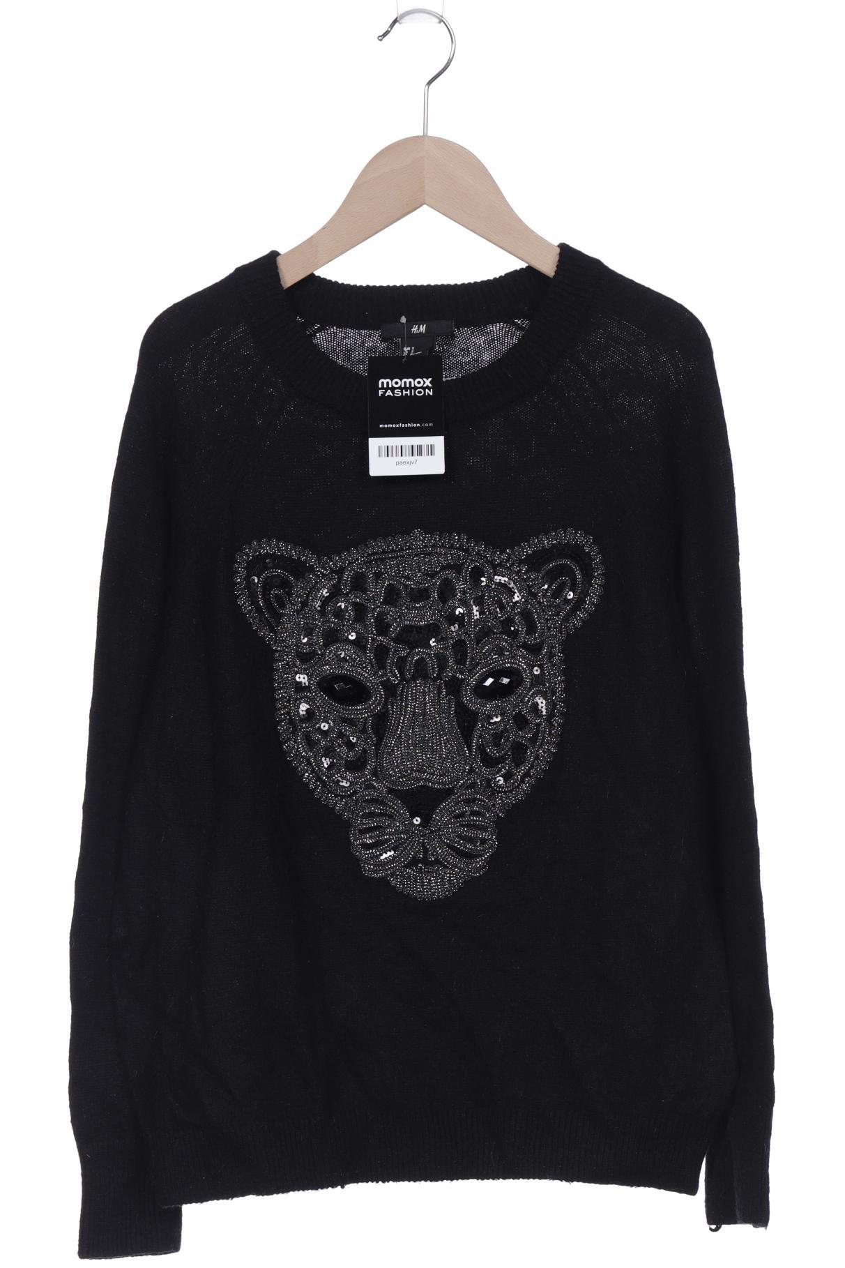 

H&M Damen Pullover, schwarz, Gr. 36