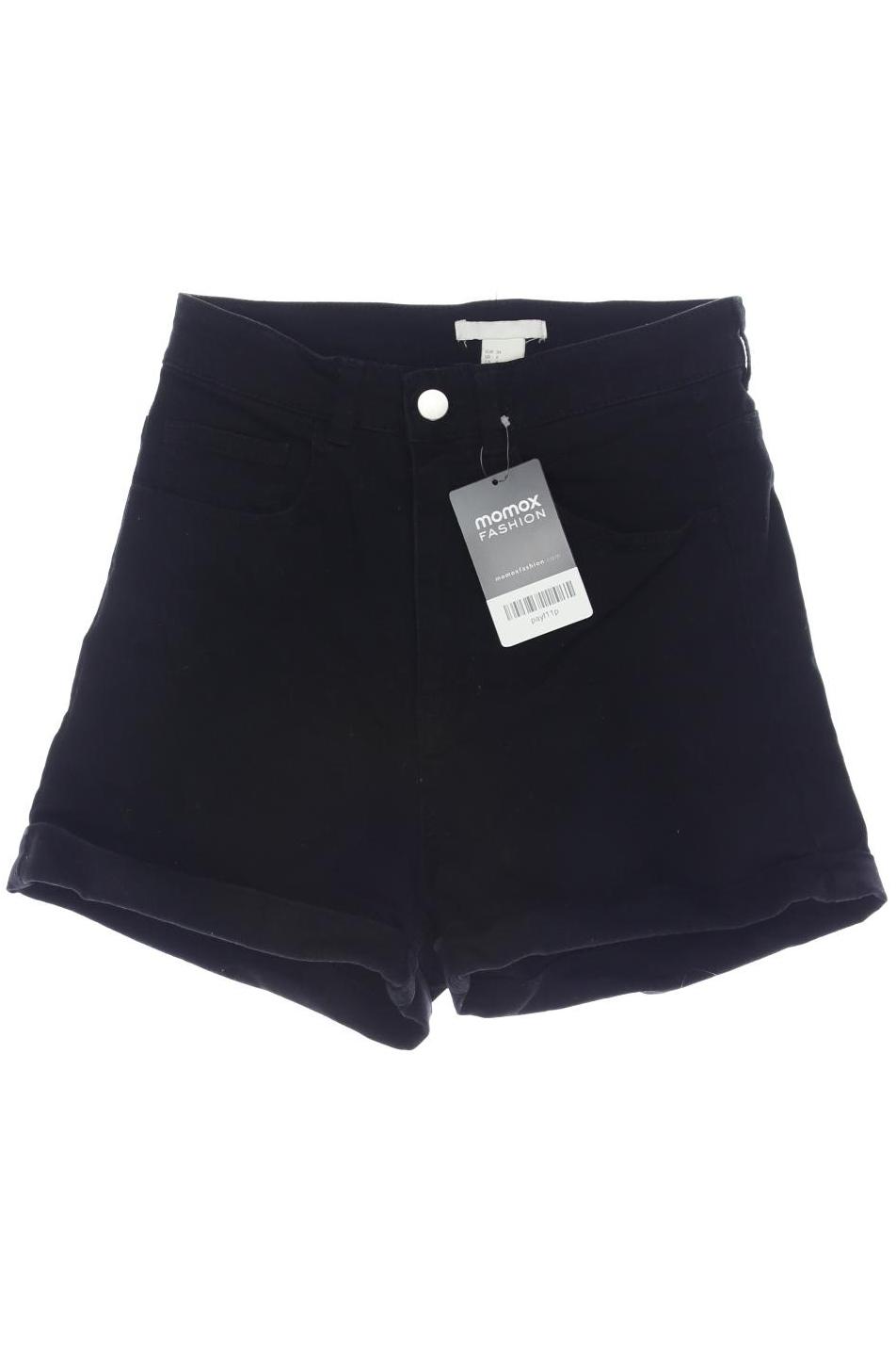 

H&M Damen Shorts, schwarz, Gr. 34