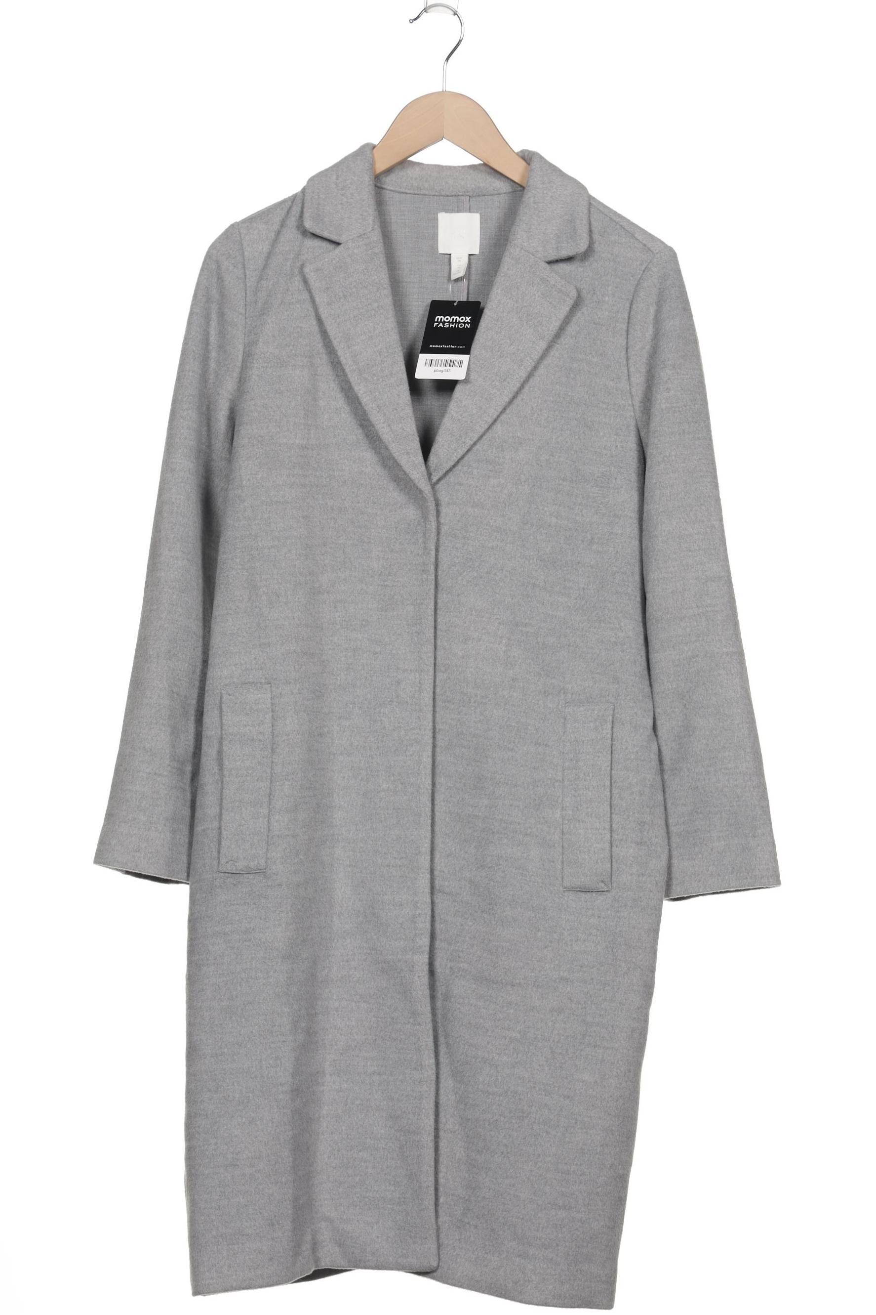 

H&M Damen Mantel, grau, Gr. 38