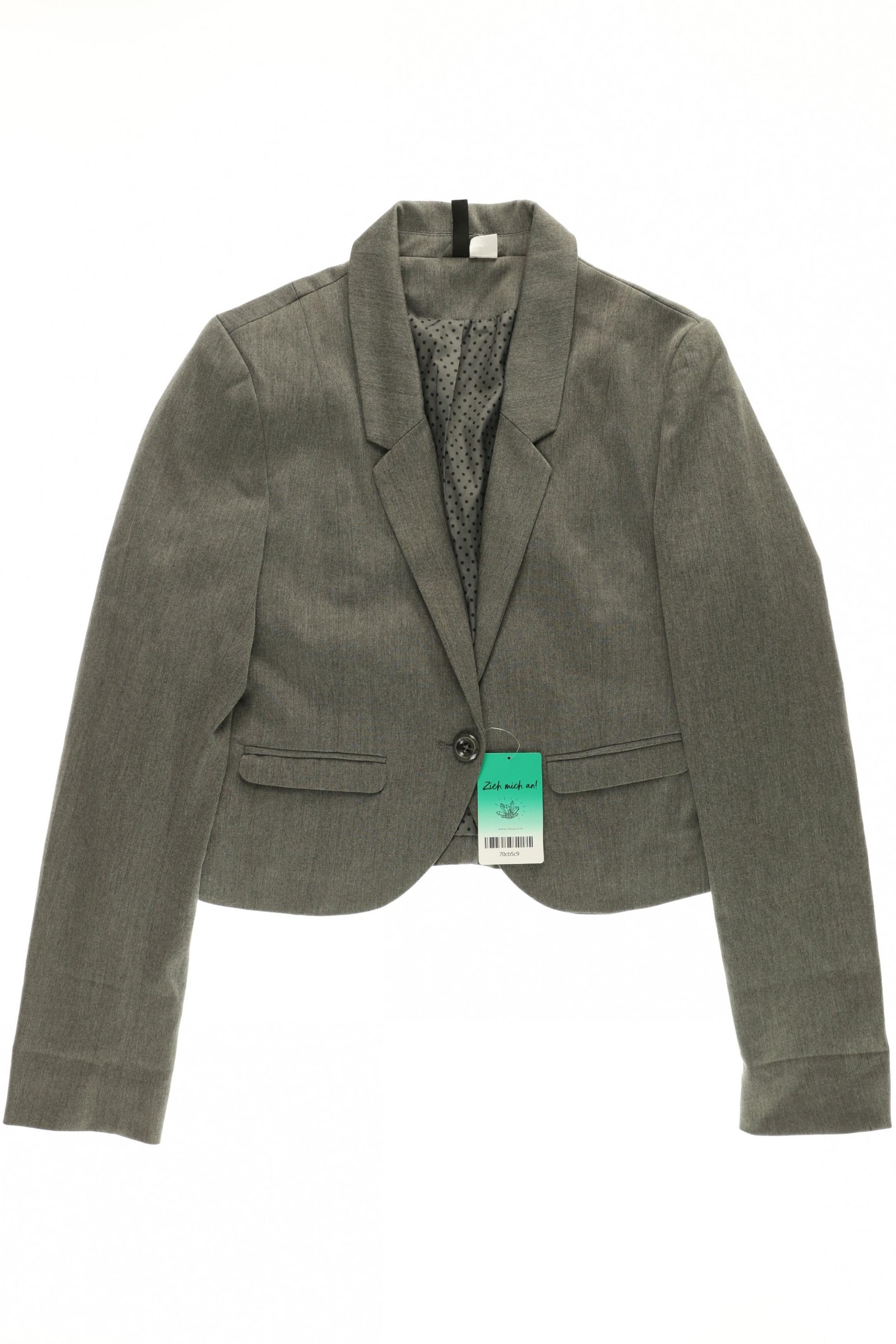 

H&M Damen Blazer, grau, Gr. 40