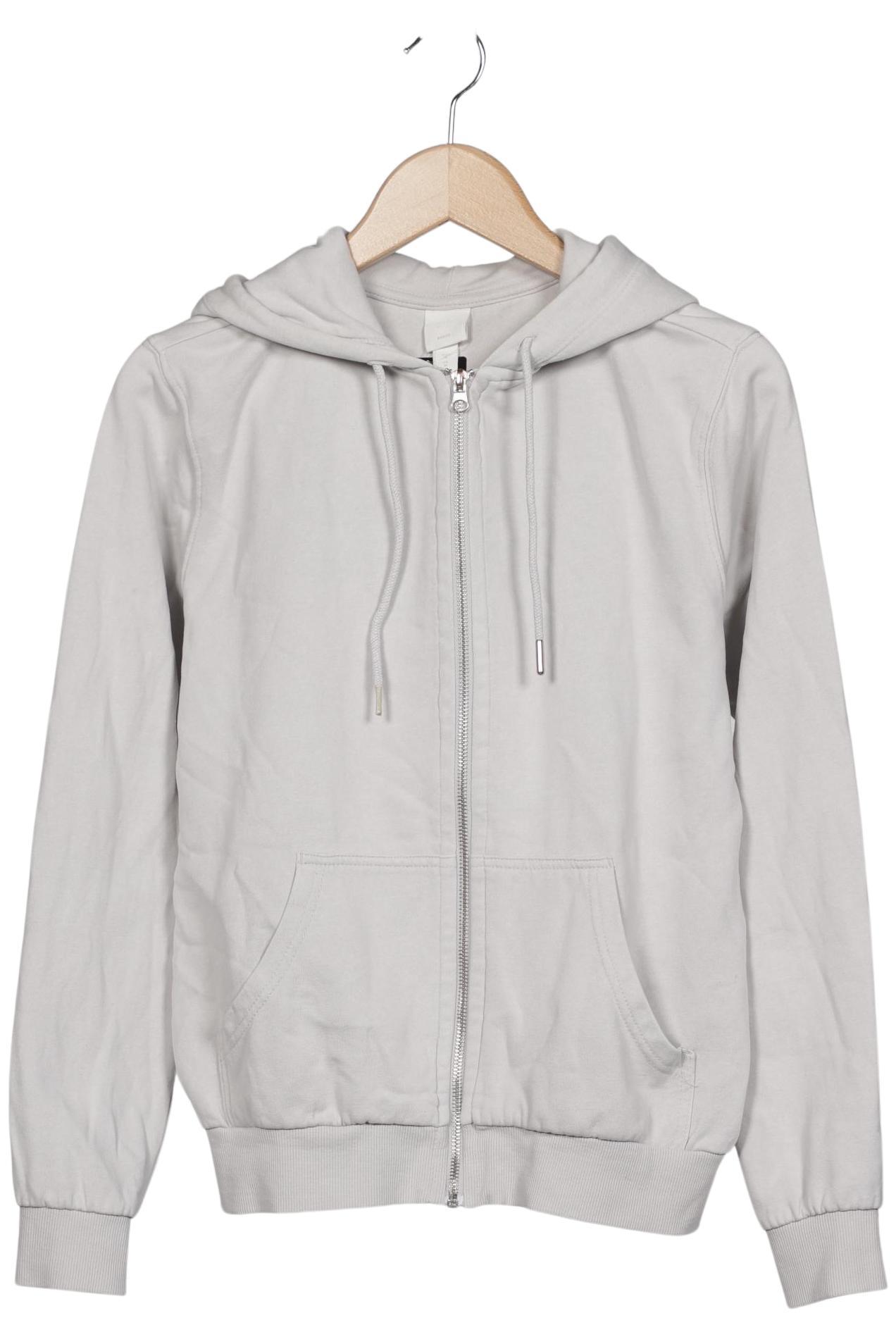 

H&M Damen Kapuzenpullover, grau, Gr. 38