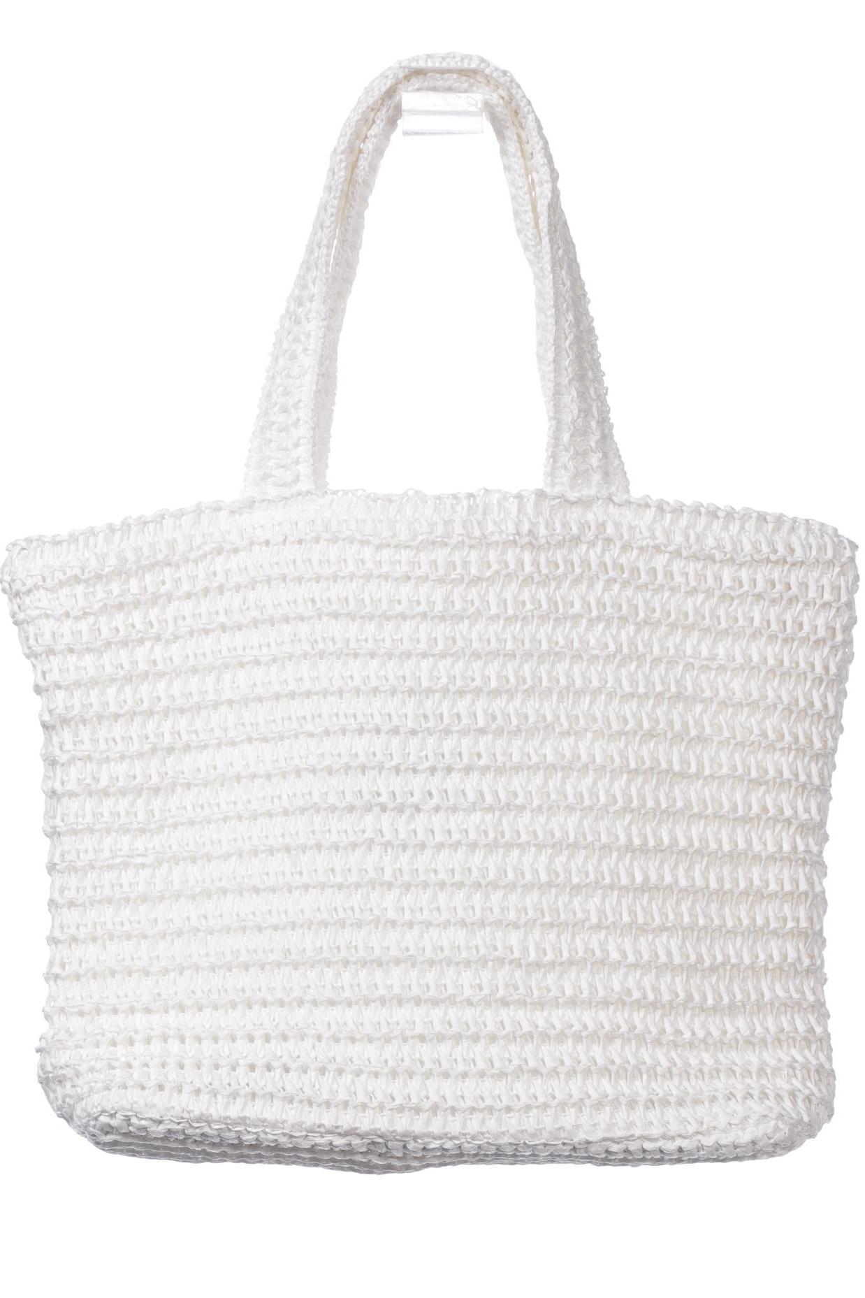 

H&M Damen Handtasche, weiß, Gr.