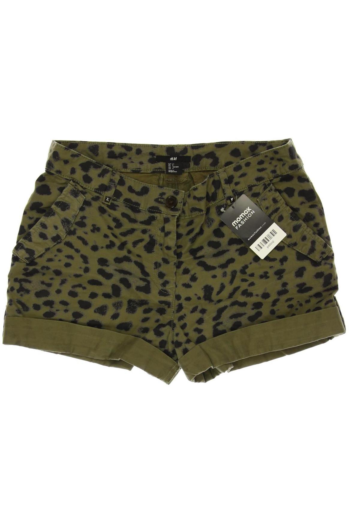 

H&M Damen Shorts, grün, Gr. 36