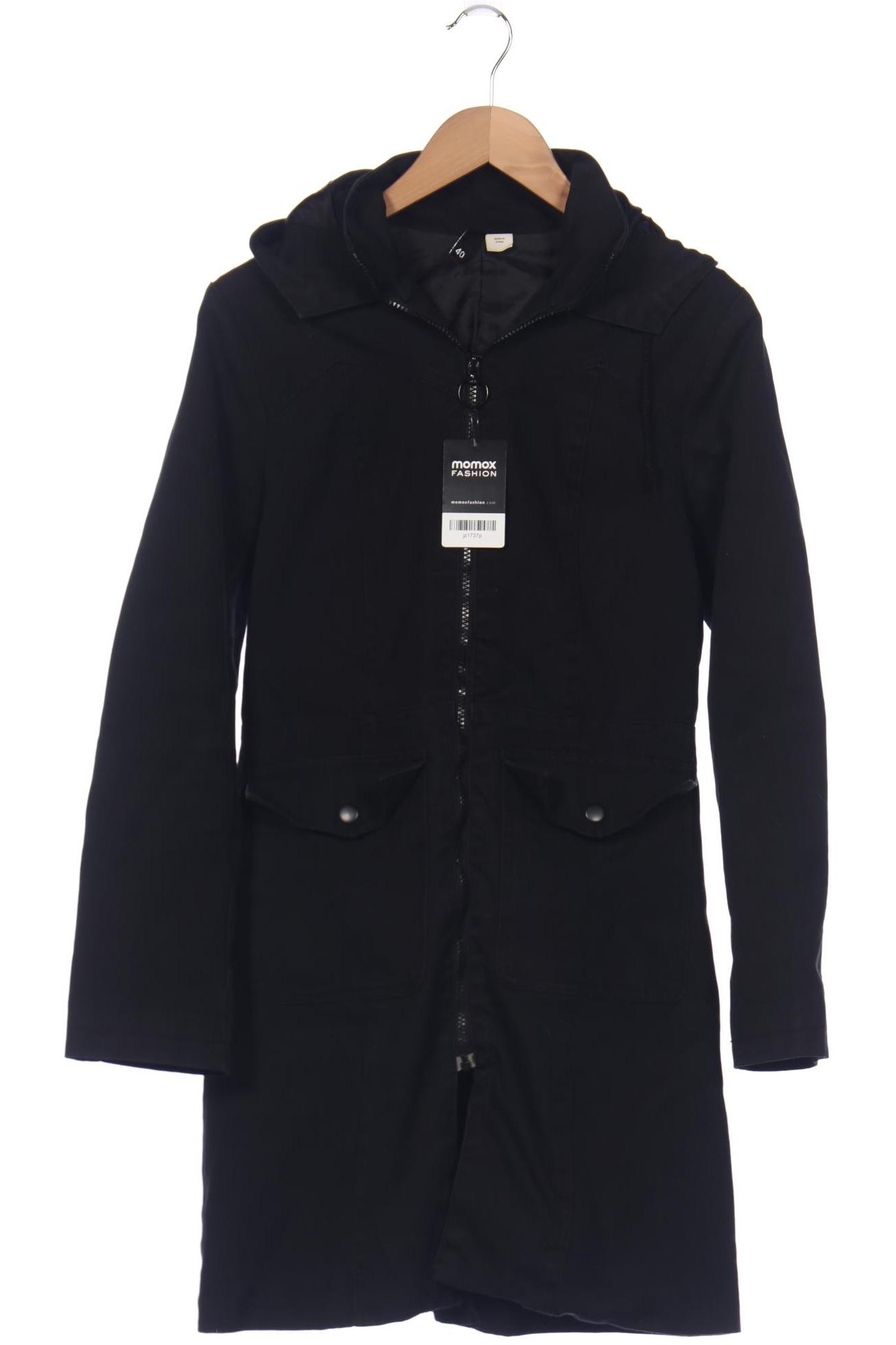 

H&M Damen Mantel, schwarz, Gr. 40