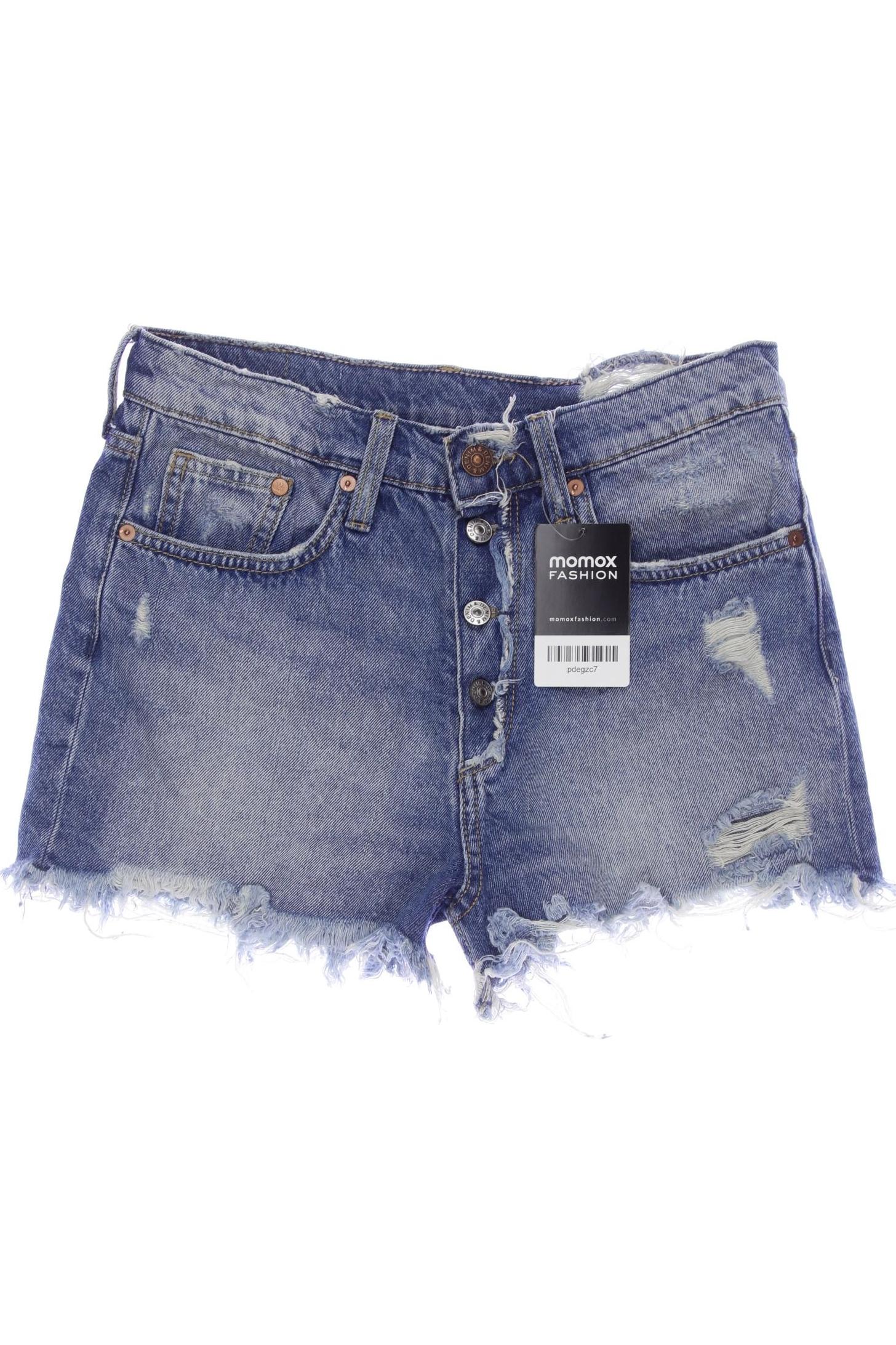 

H&M Damen Shorts, blau, Gr. 34