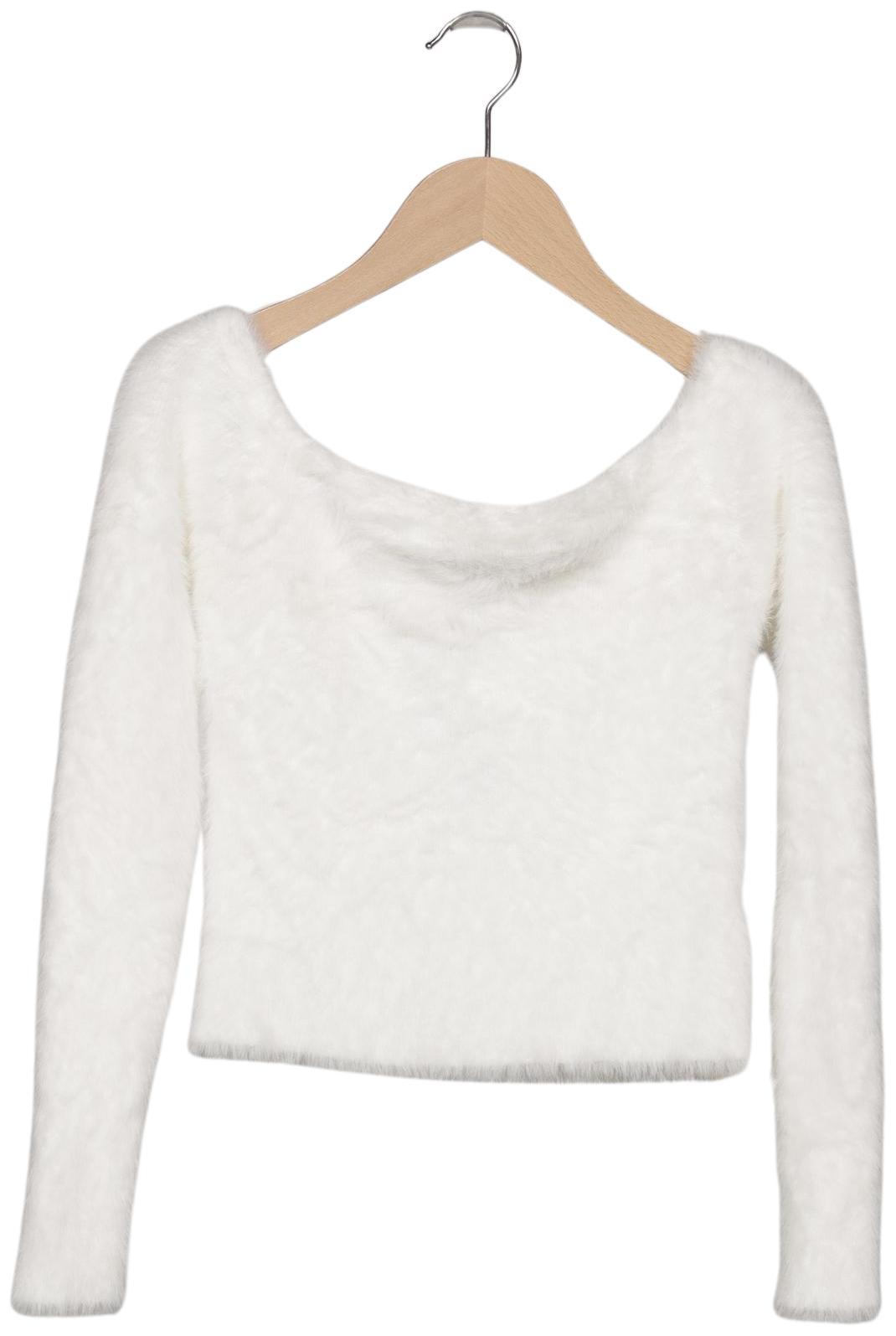 

H&M Damen Pullover, weiß, Gr. 36