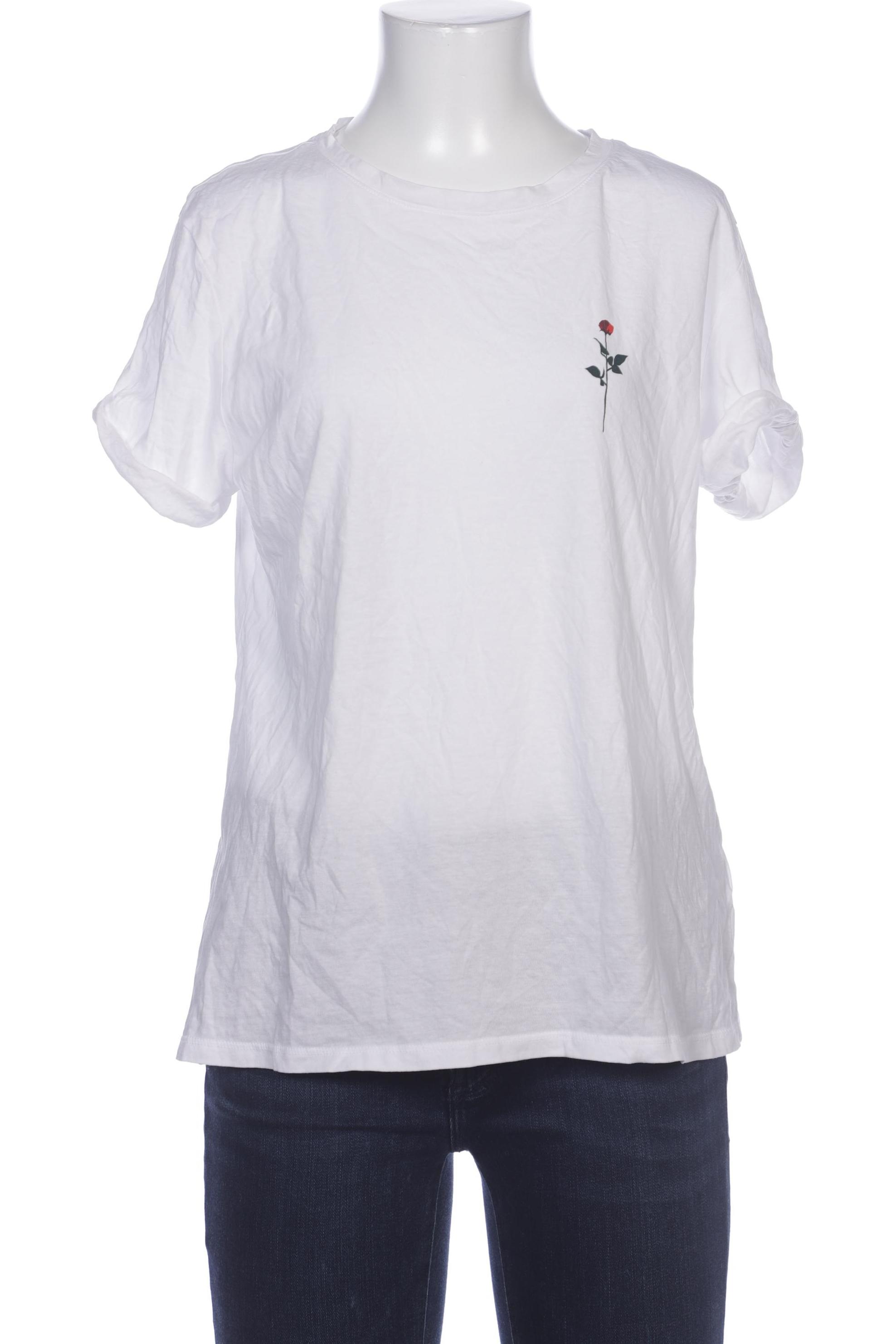 

H&M Damen T-Shirt, weiß, Gr. 38